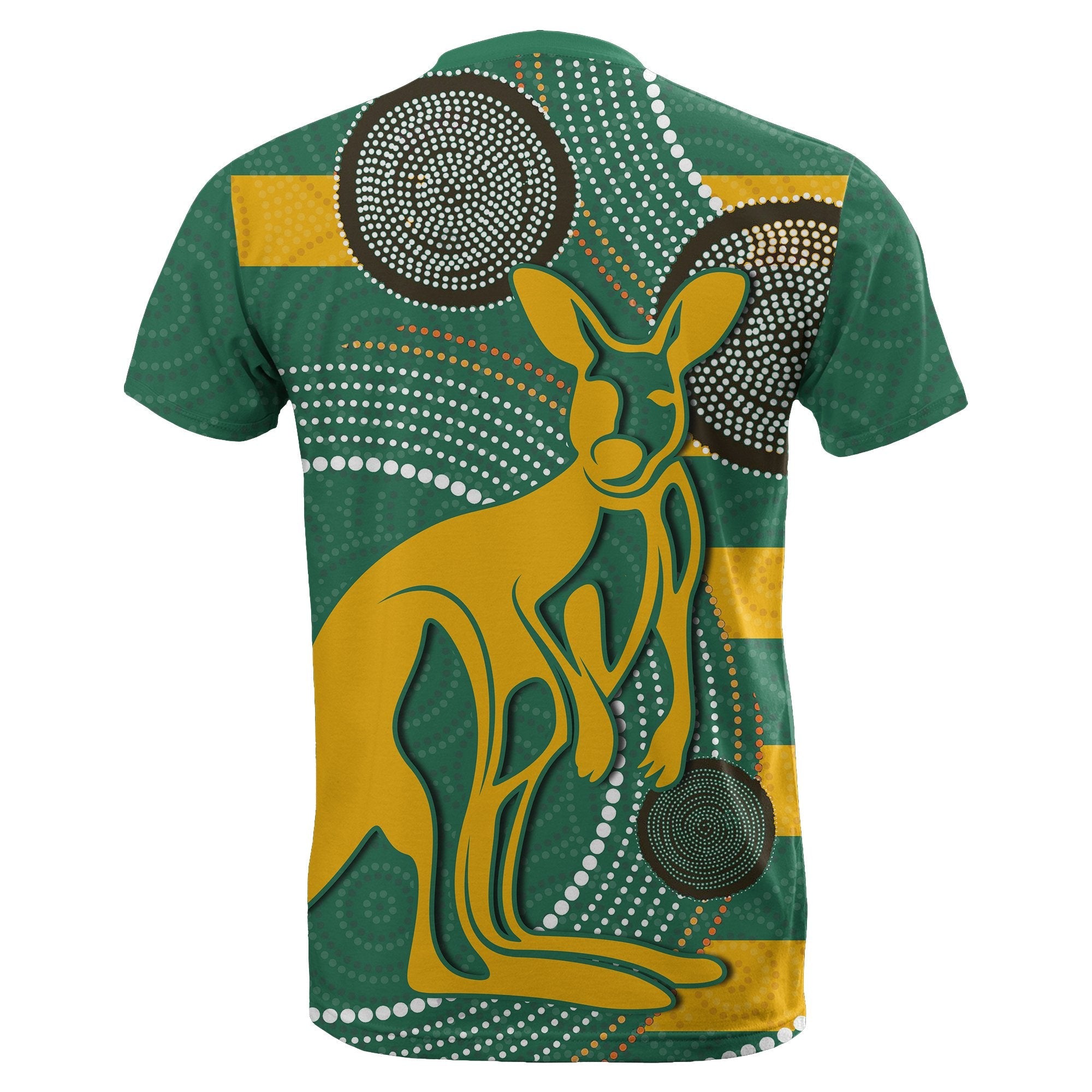 Wallabies T shirt Aboriginal - Vibe Hoodie Shop