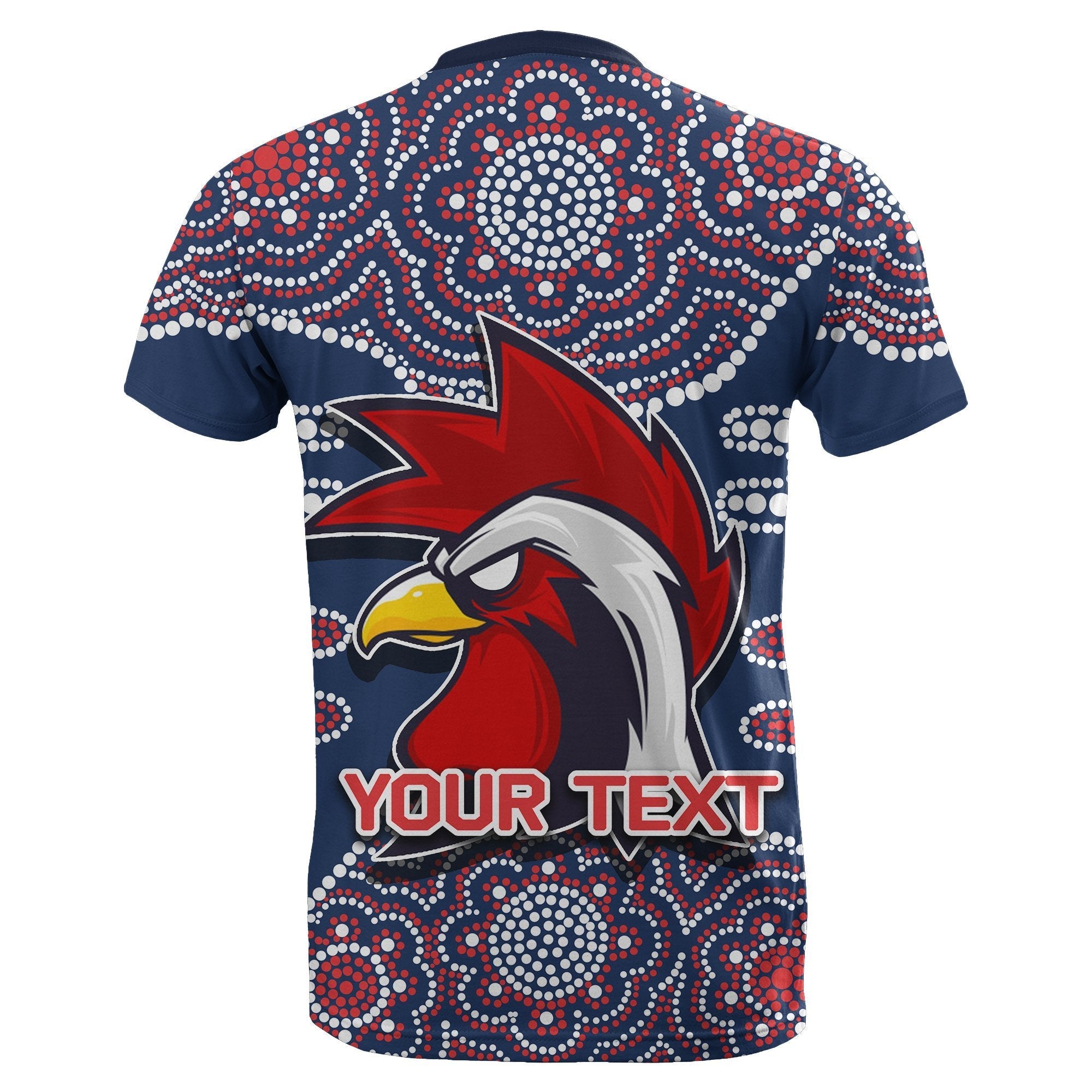 (Custom Personalised) Roosters Aboriginal Special T shirt for KIDS - Vibe Hoodie Shop