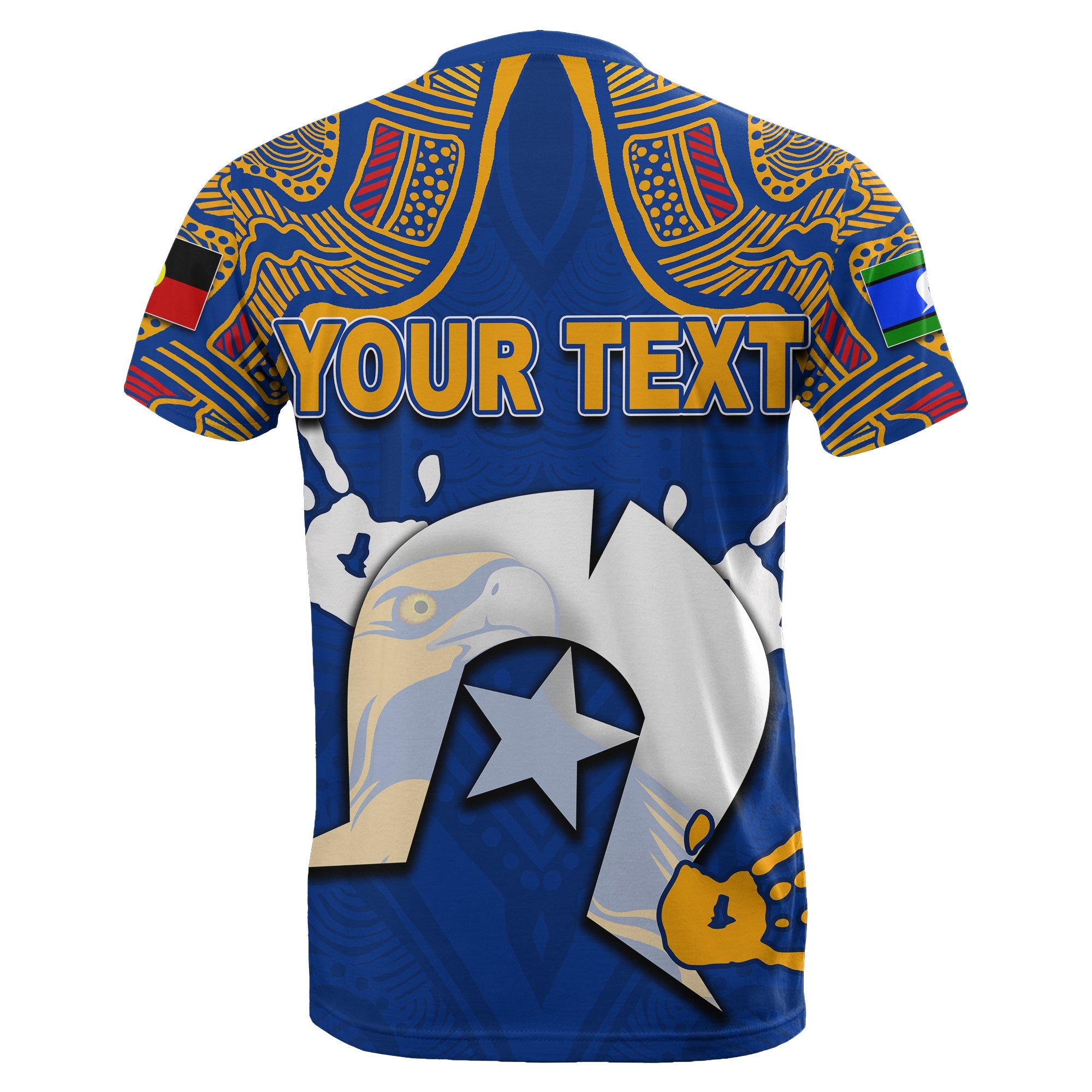 (Custom Personalised) NAIDOC West Coast Eagles T shirt Torres Strait Islanders - Vibe Hoodie Shop