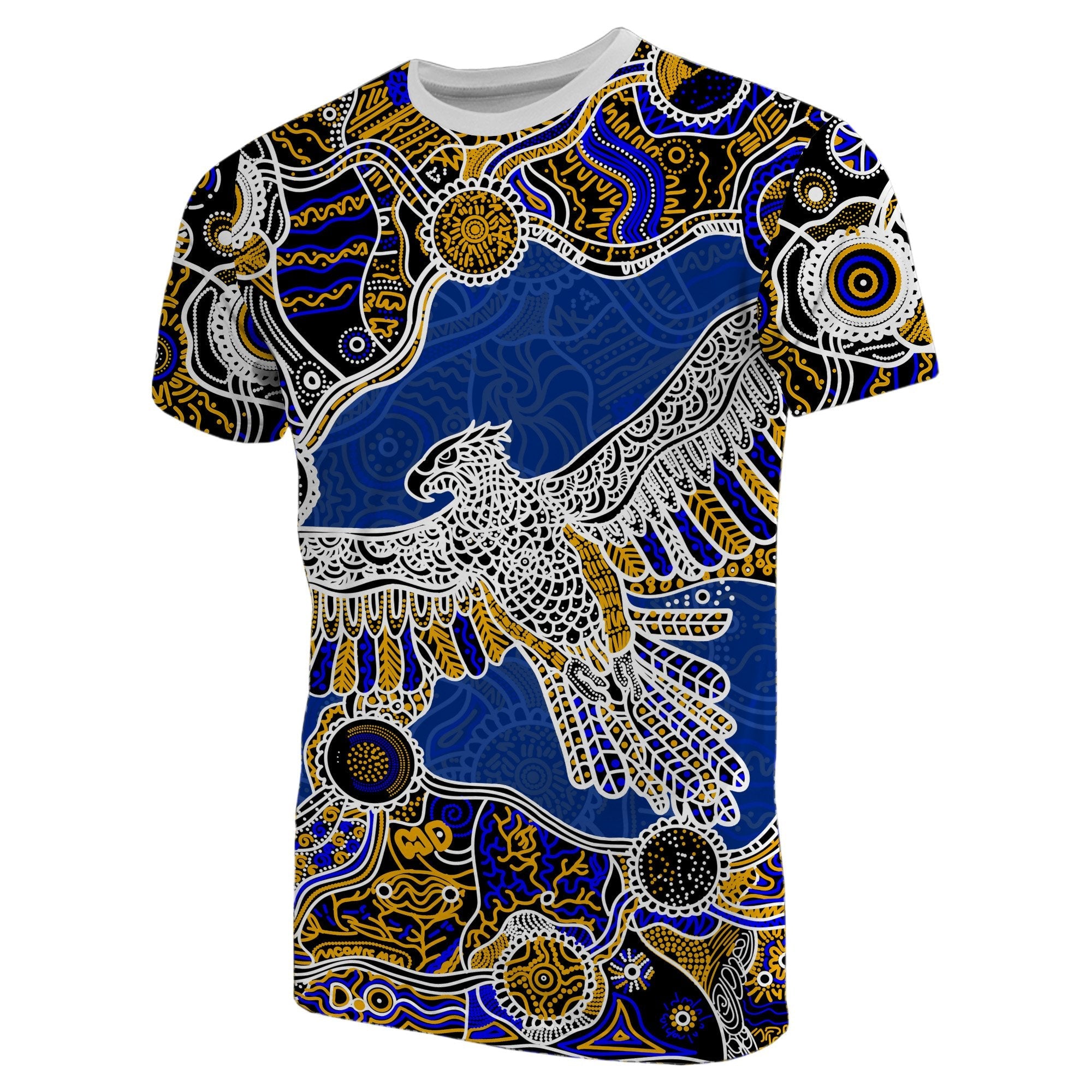 West Coast Eagles T shirt Aboriginal 1 - Vibe Hoodie Shop