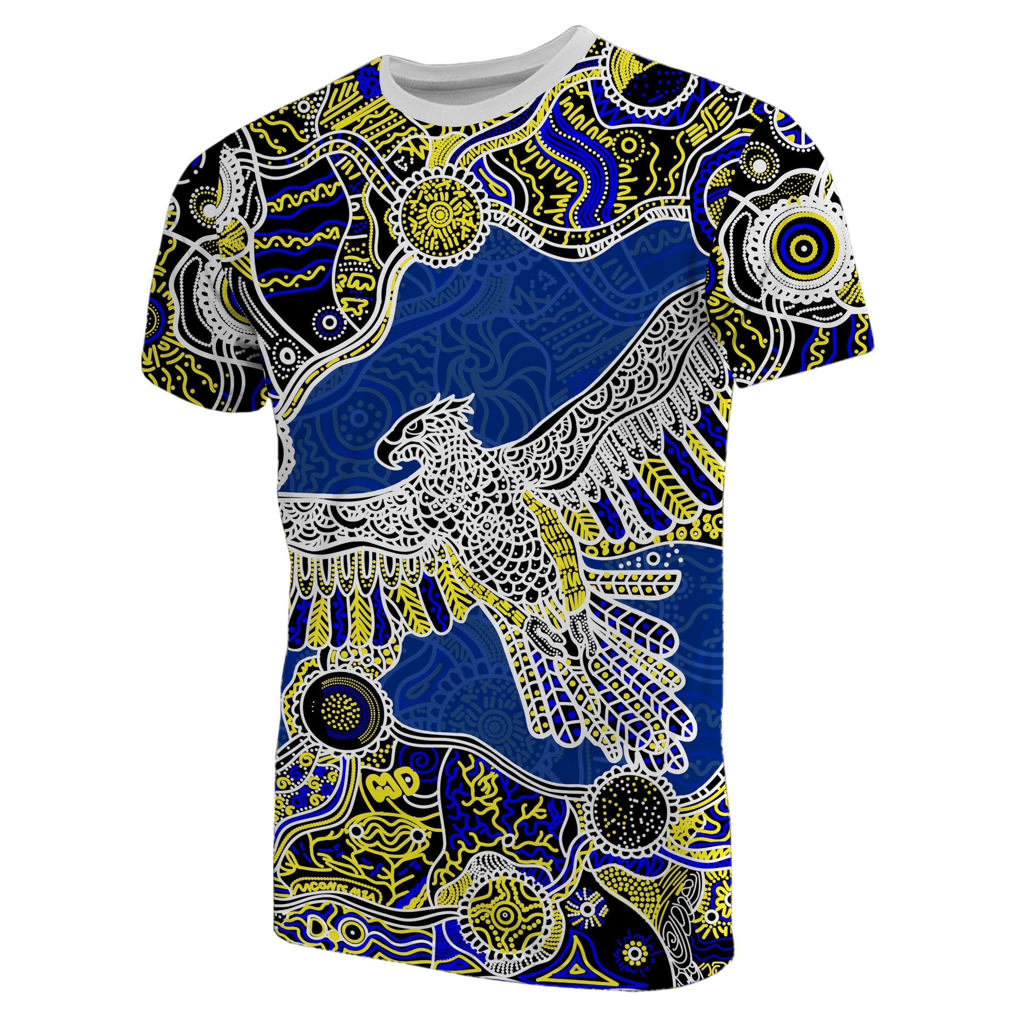 West Coast Eagles T shirt Aboriginal 2 - Vibe Hoodie Shop