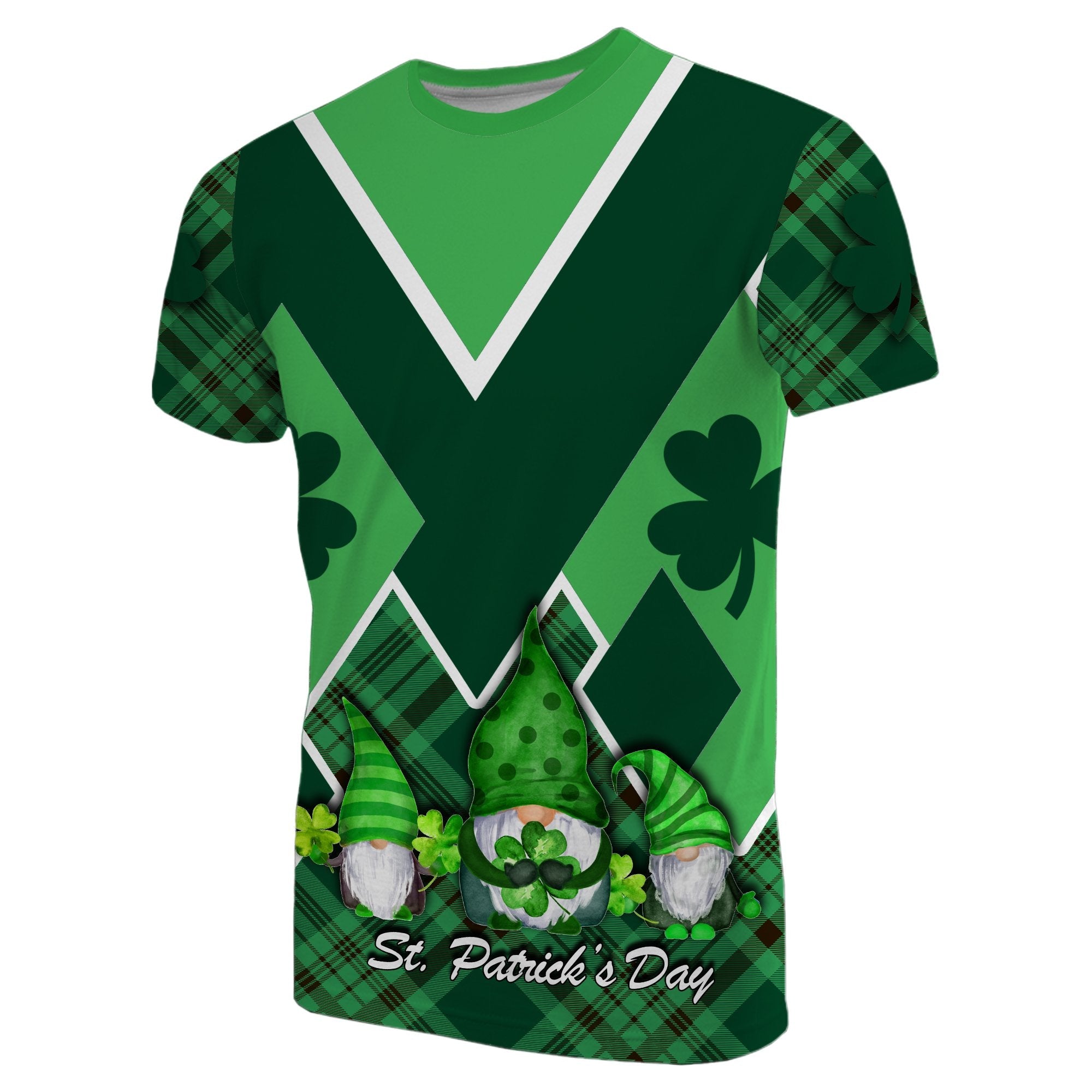 St. Patrick Day Ireland Gnome T shirt Shamrock - Vibe Hoodie Shop