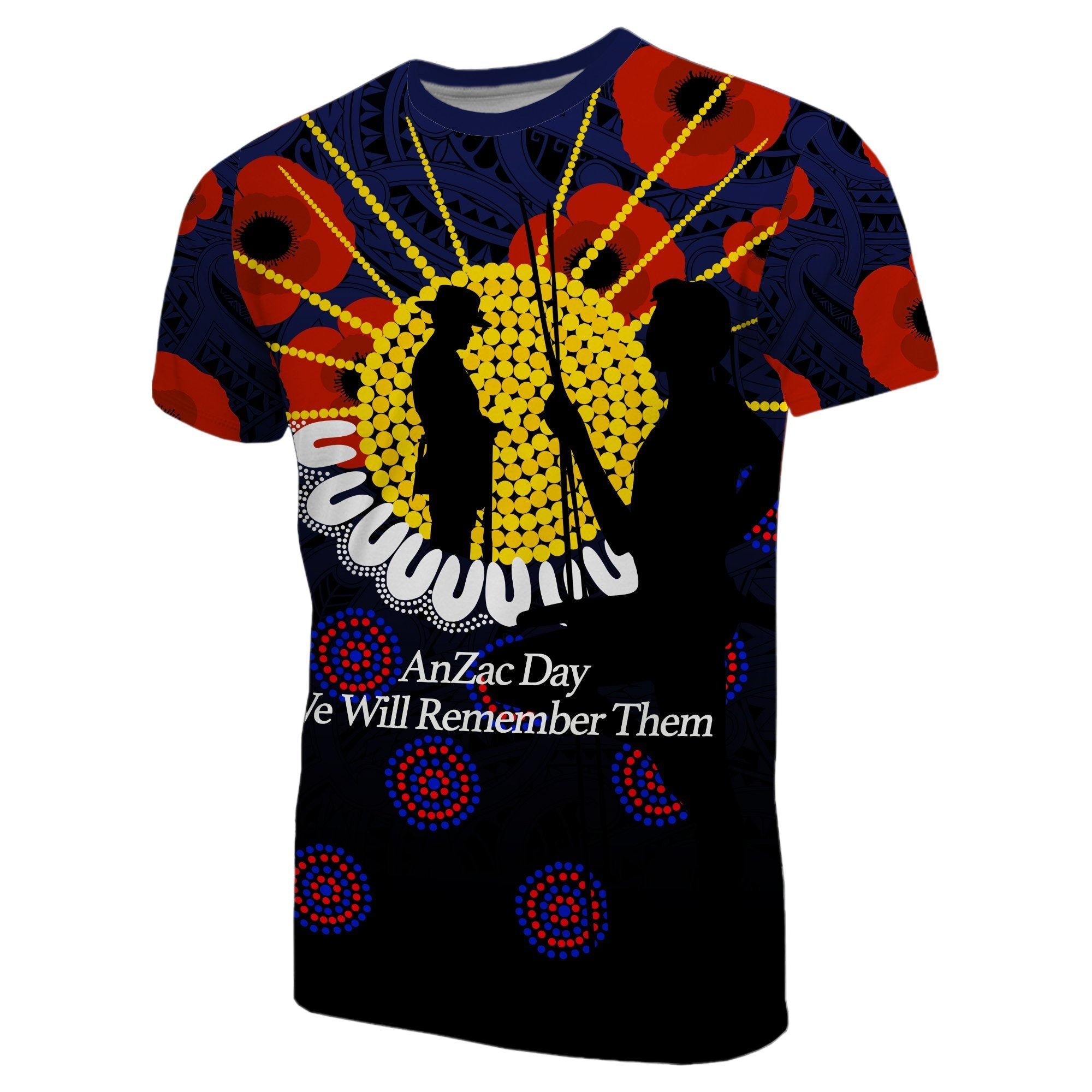 Australia ANZAC Day T shirt We Will Remember Them - Vibe Hoodie Shop