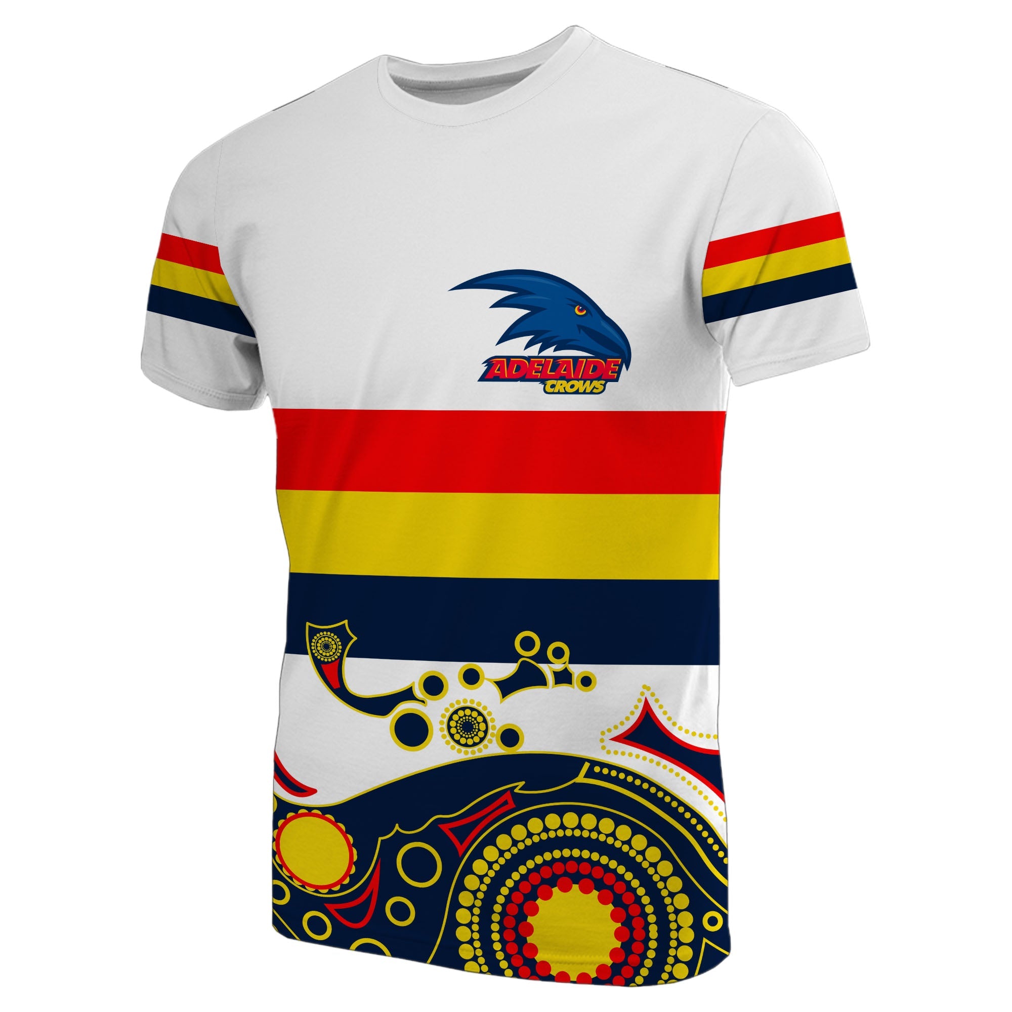 Adelaide Crows T shirt Aboriginal Simple Style - Vibe Hoodie Shop