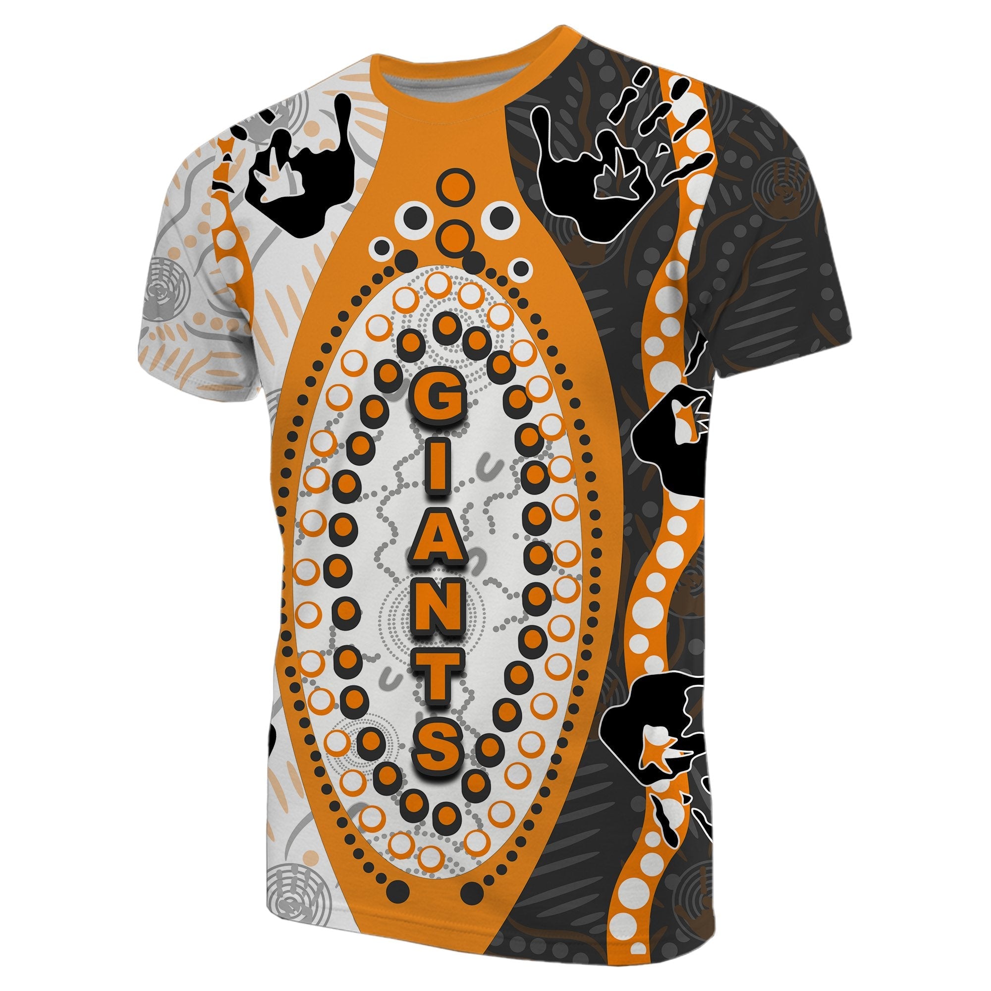 GWS Giants T shirt Aboriginal - Vibe Hoodie Shop