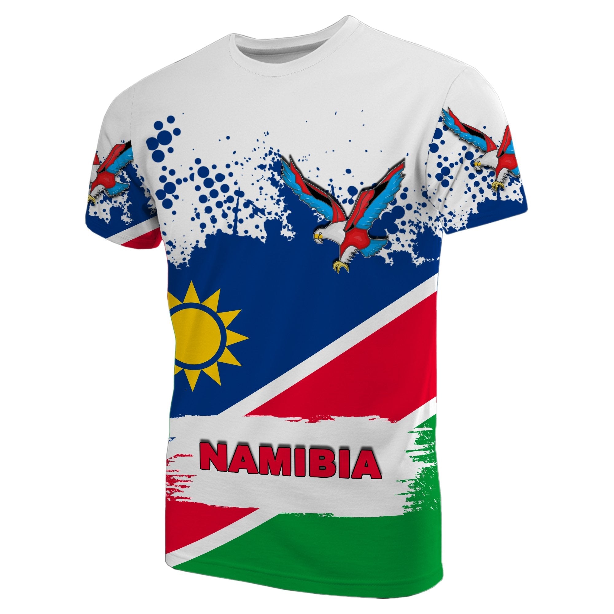 VibeHoodie Namibia T shirt Special Flag Style - Vibe Hoodie Shop