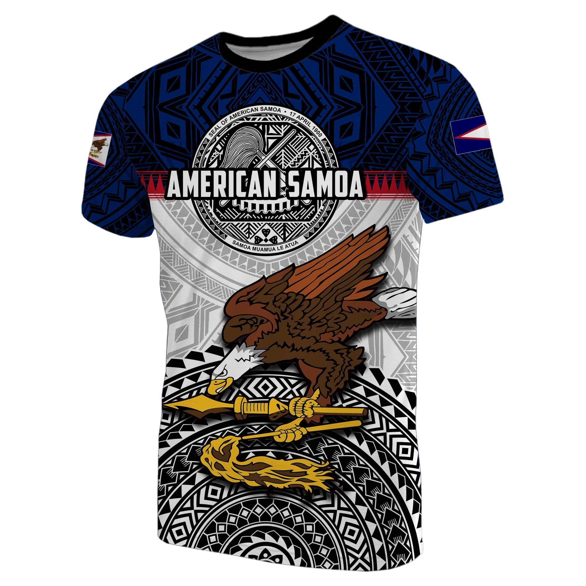 American Samoa T shirt Polynesian - Vibe Hoodie Shop