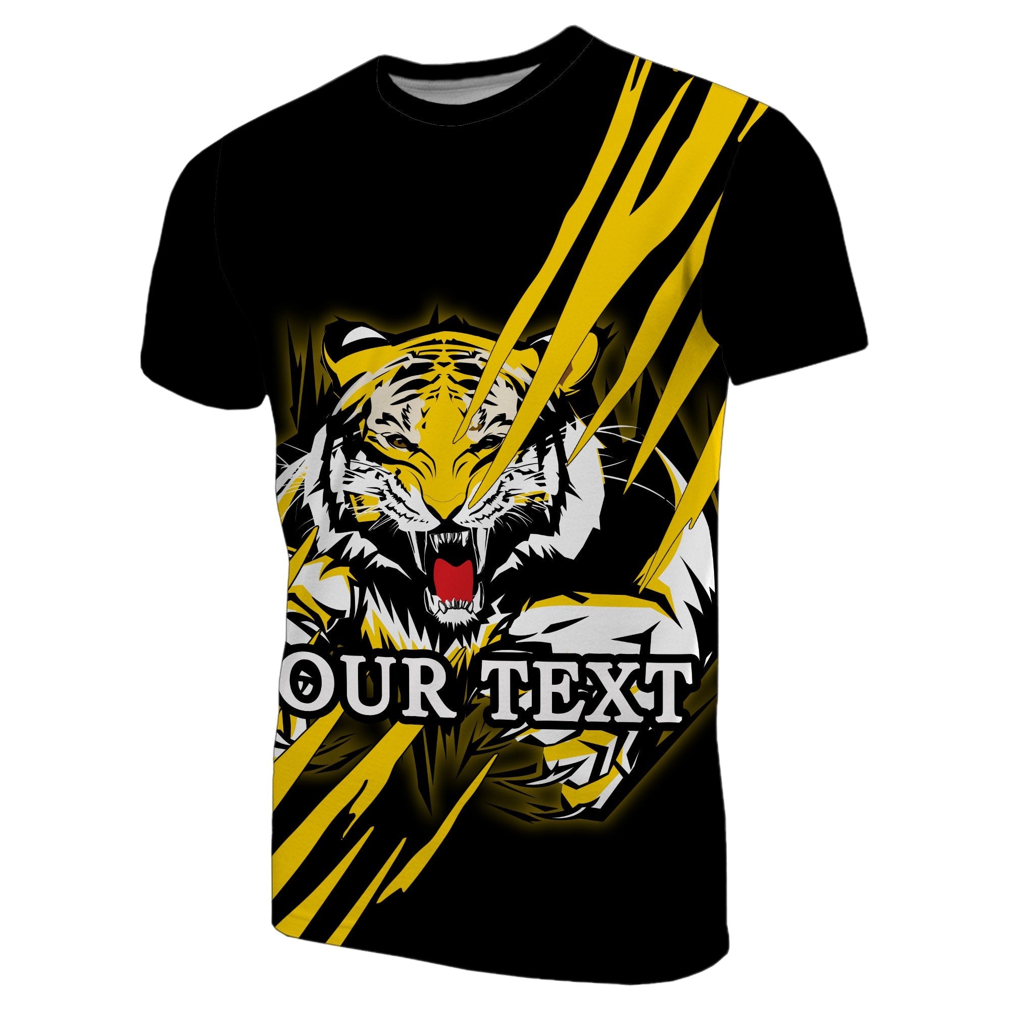 (Custom Personalised) Richmond Tigers T shirt - Vibe Hoodie Shop