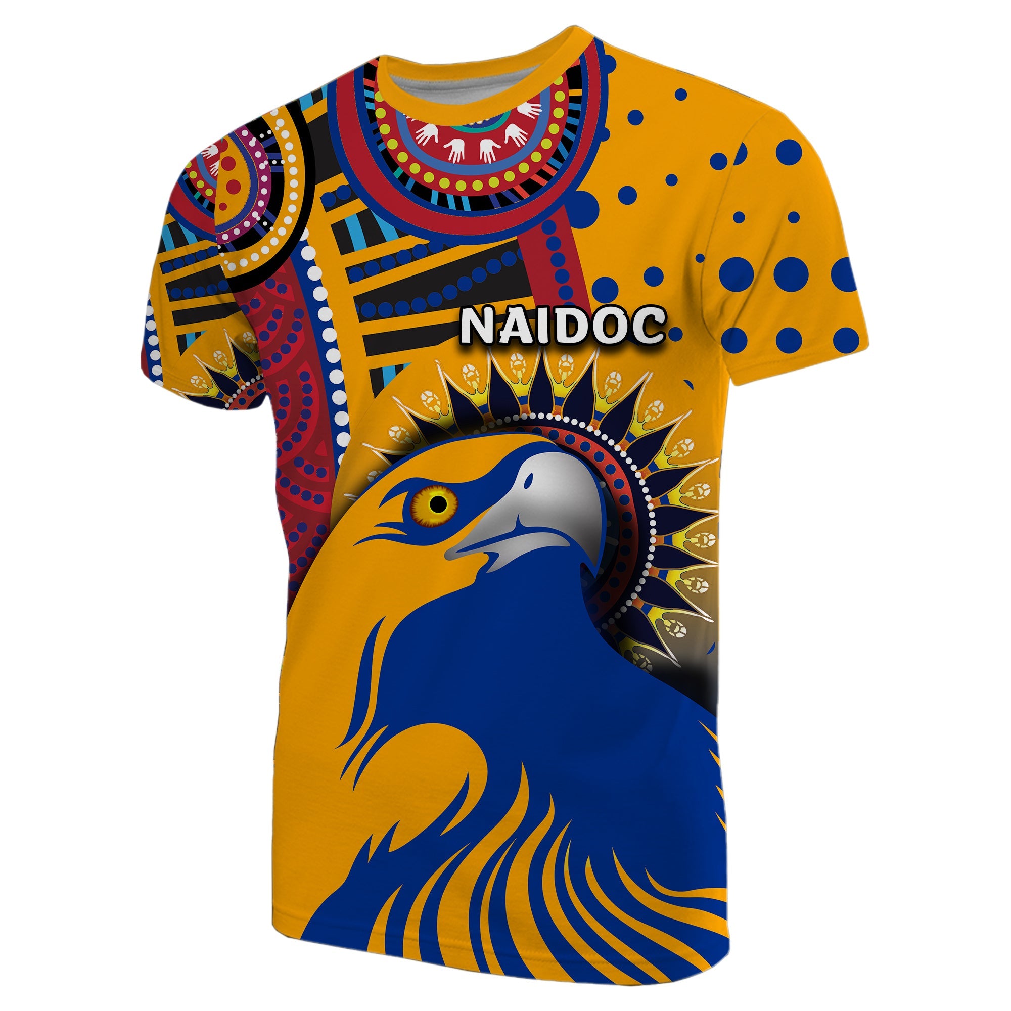 NAIDOC West Coast Eagles T shirt Indigenous - Vibe Hoodie Shop