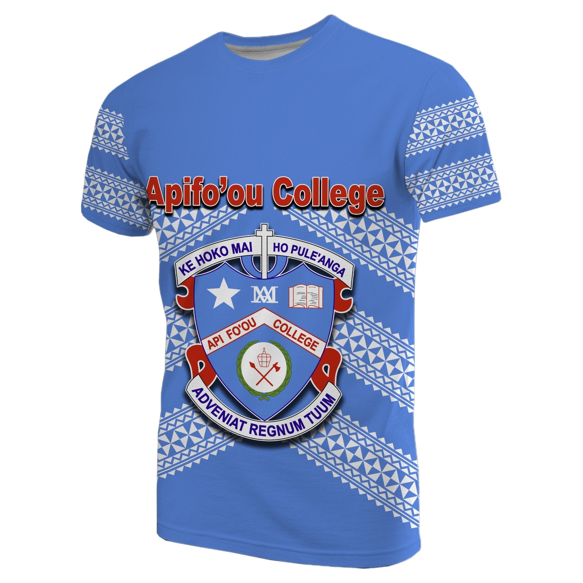 Apifoou Tonga College T shirt Simple Style - Vibe Hoodie Shop