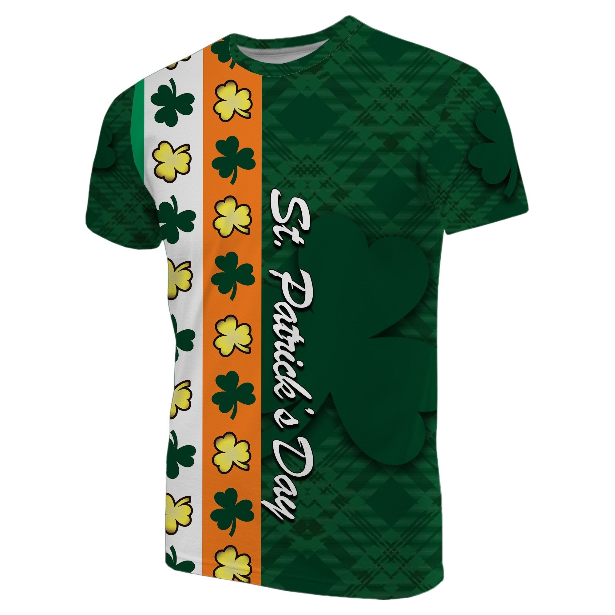 St. Patrick Day Ireland Flag T shirt Shamrock - Vibe Hoodie Shop