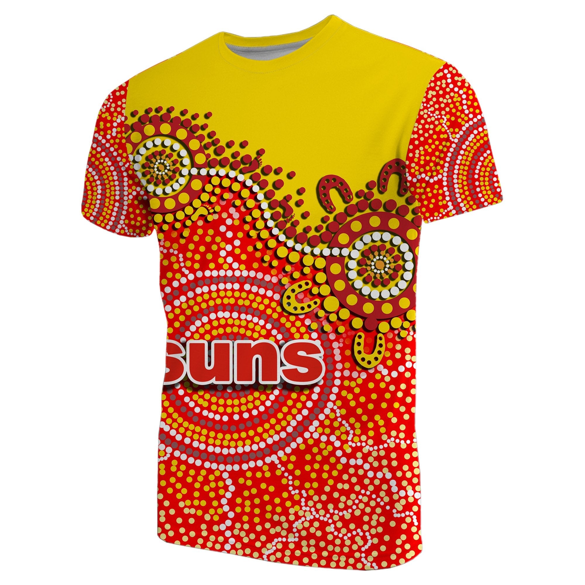 Gold Coast T shirt Suns Aboriginal - Vibe Hoodie Shop