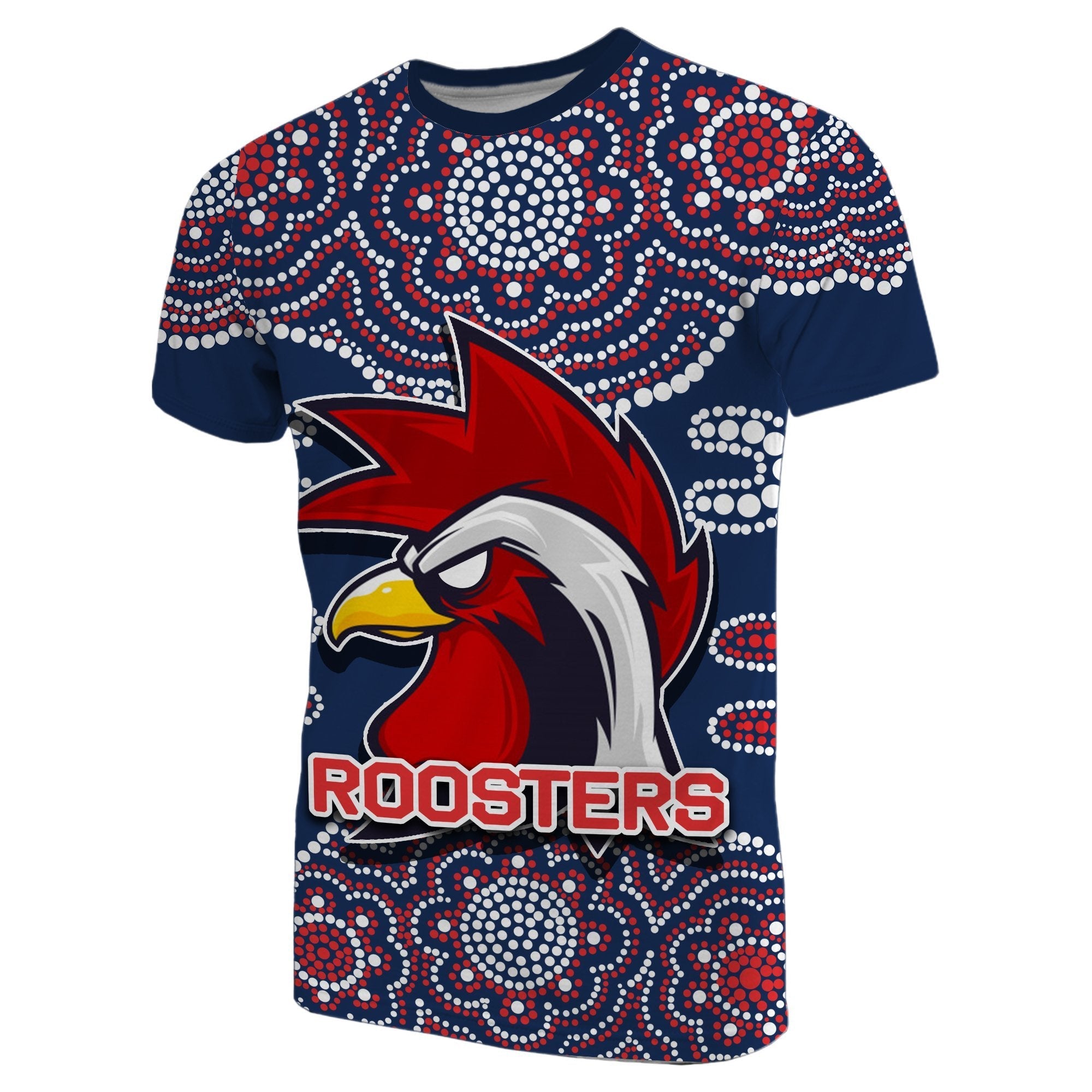 (Custom Personalised) Roosters Aboriginal Special T shirt for KIDS - Vibe Hoodie Shop