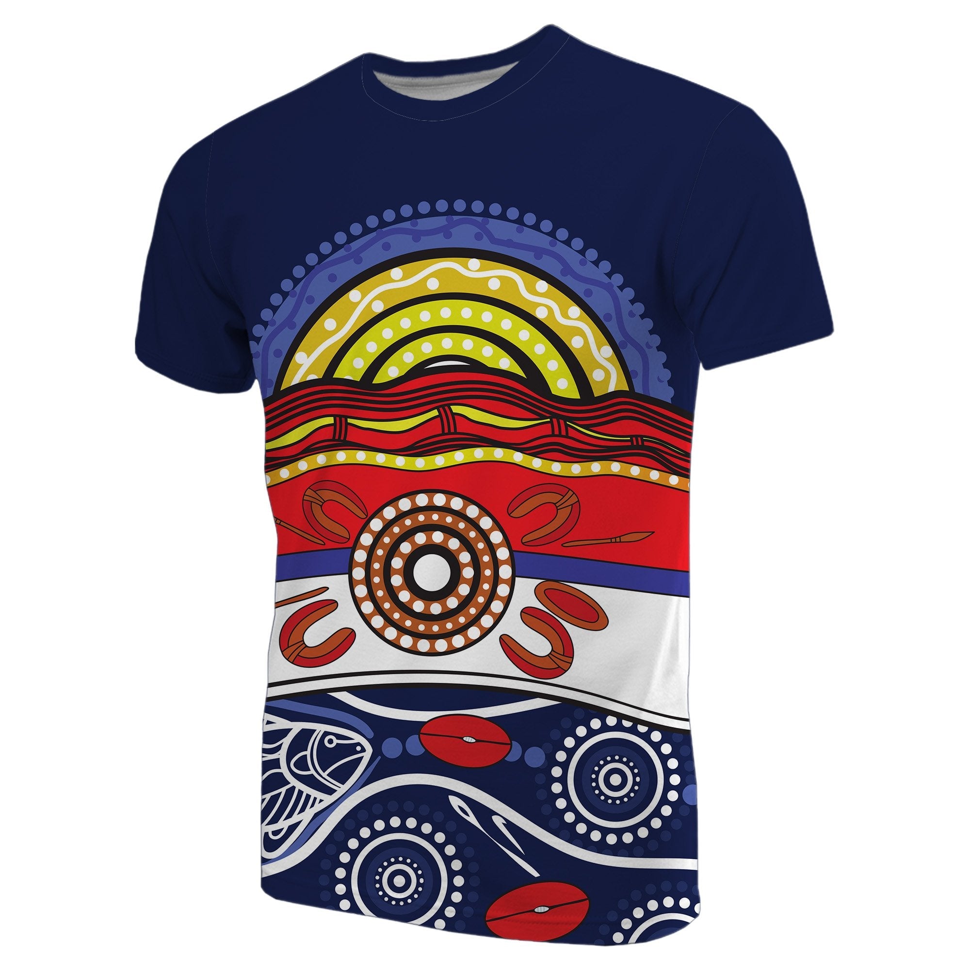 Western Bulldogs T shirt Aboriginal - Vibe Hoodie Shop