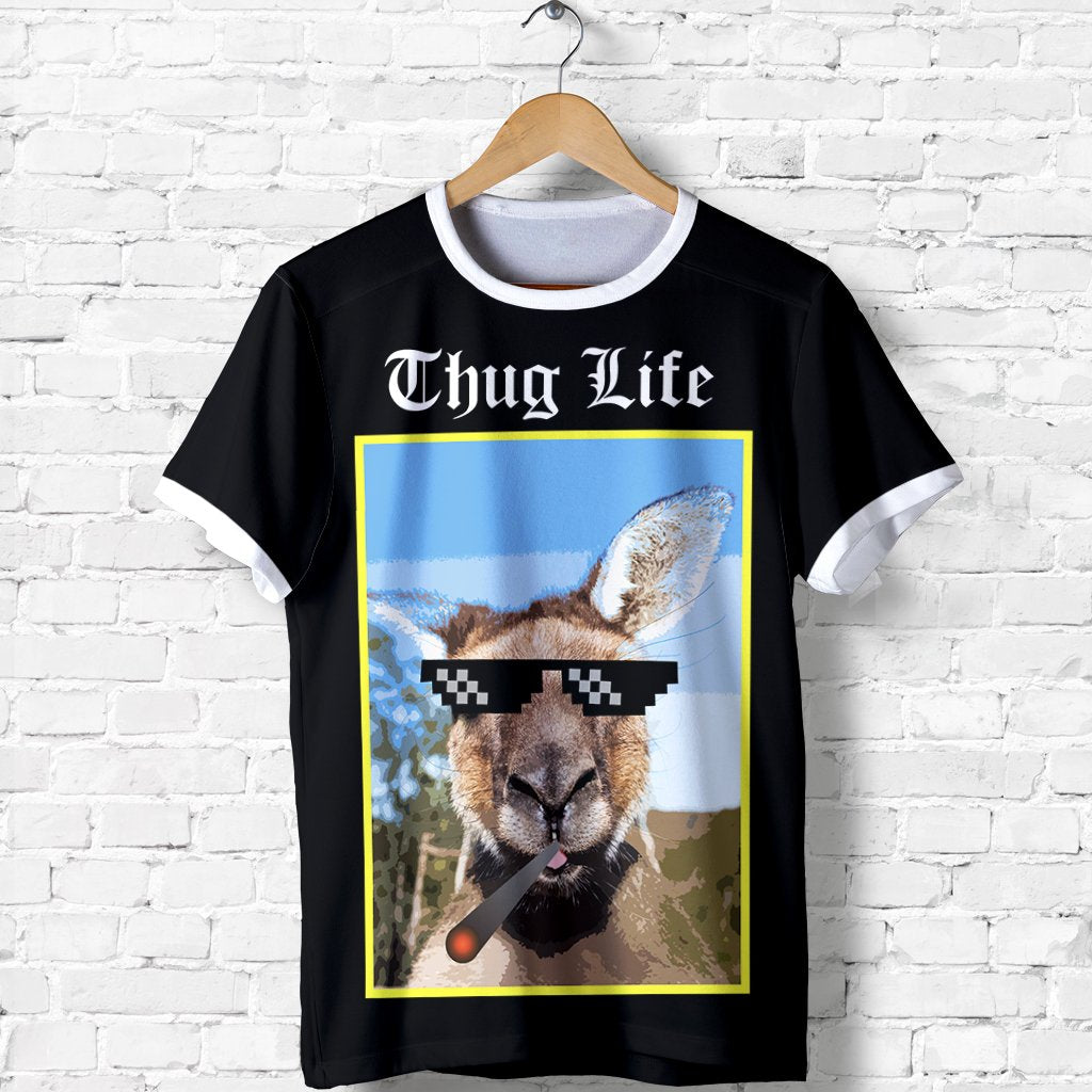 T shirt - Kangaroo T shirt Thug Life - Unisex - Vibe Hoodie Shop