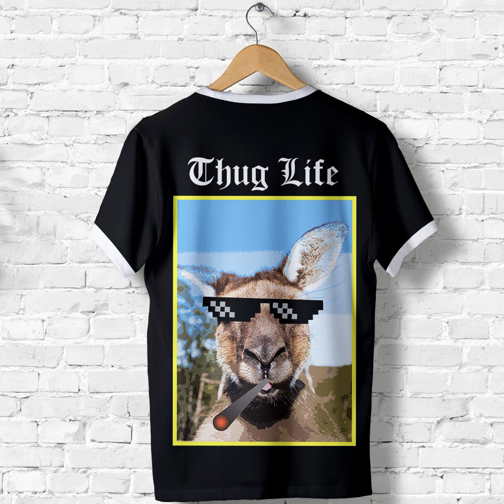 T shirt - Kangaroo T shirt Thug Life - Unisex - Vibe Hoodie Shop