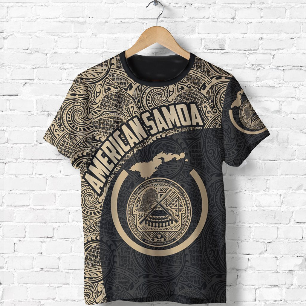 Map American Samoa T shirt Polynesian - Vibe Hoodie Shop