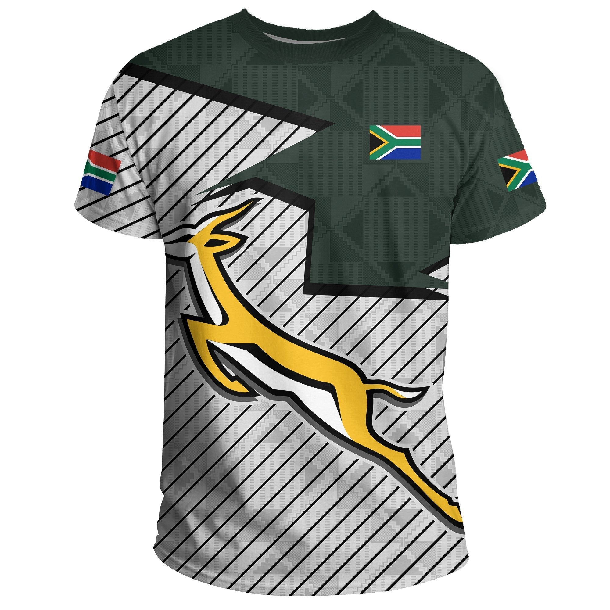 South Africa Springboks T shirt - Vibe Hoodie Shop