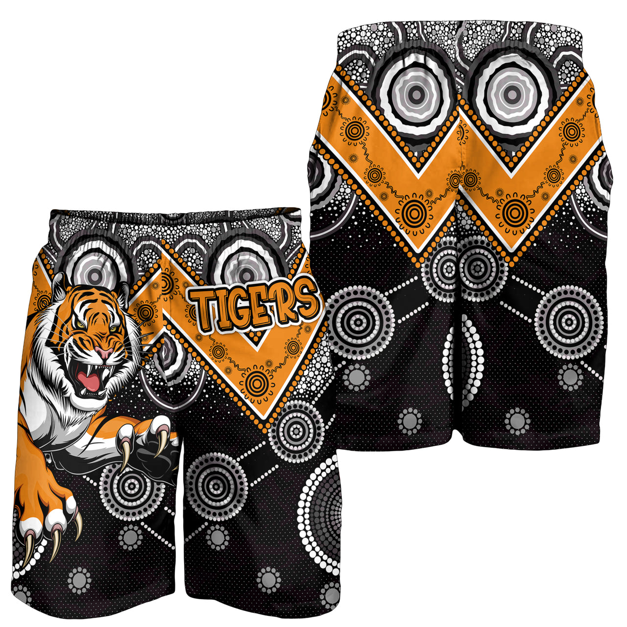 Tigers Rugby Men Shorts - Custom Super Tigers Men Shorts RLT13 - Vibe Hoodie Shop