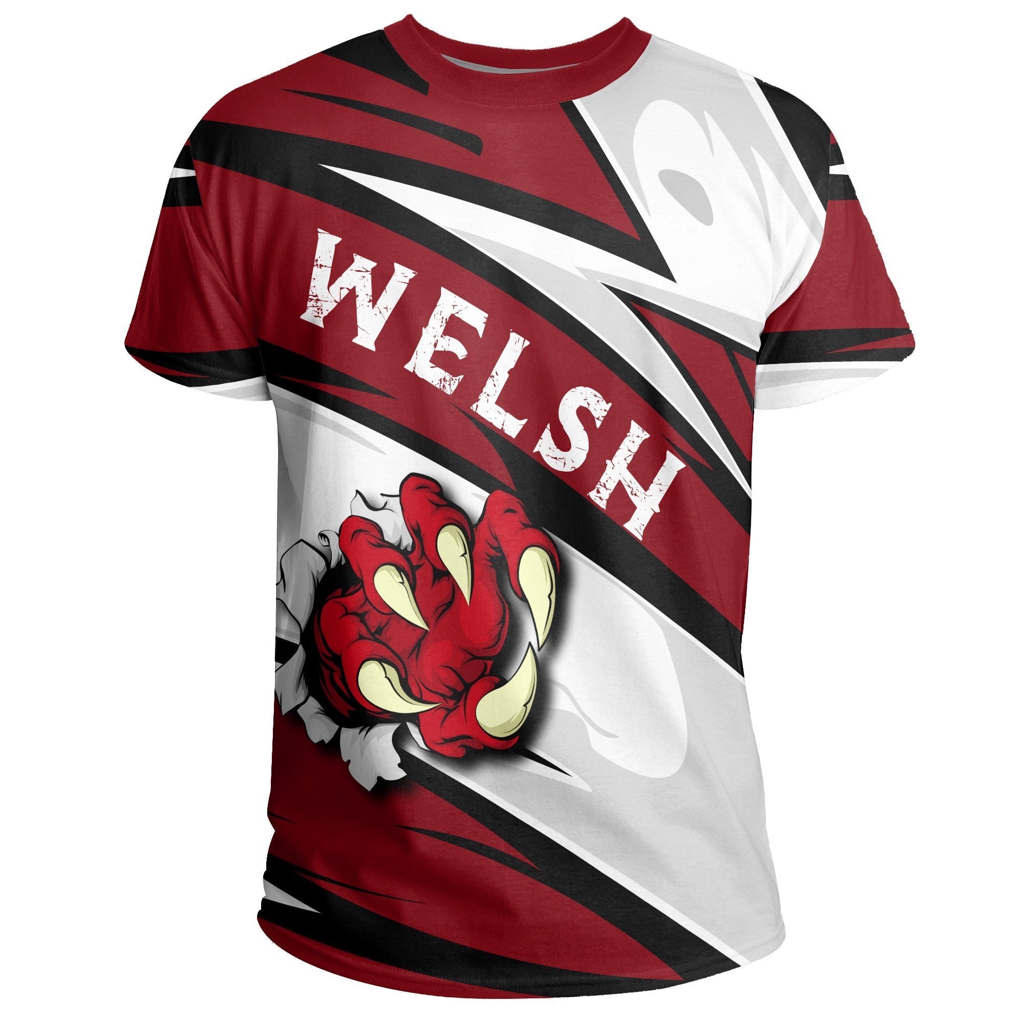 Wales Bloody Dragon of Welsh T shirt - Lode Style - Vibe Hoodie Shop