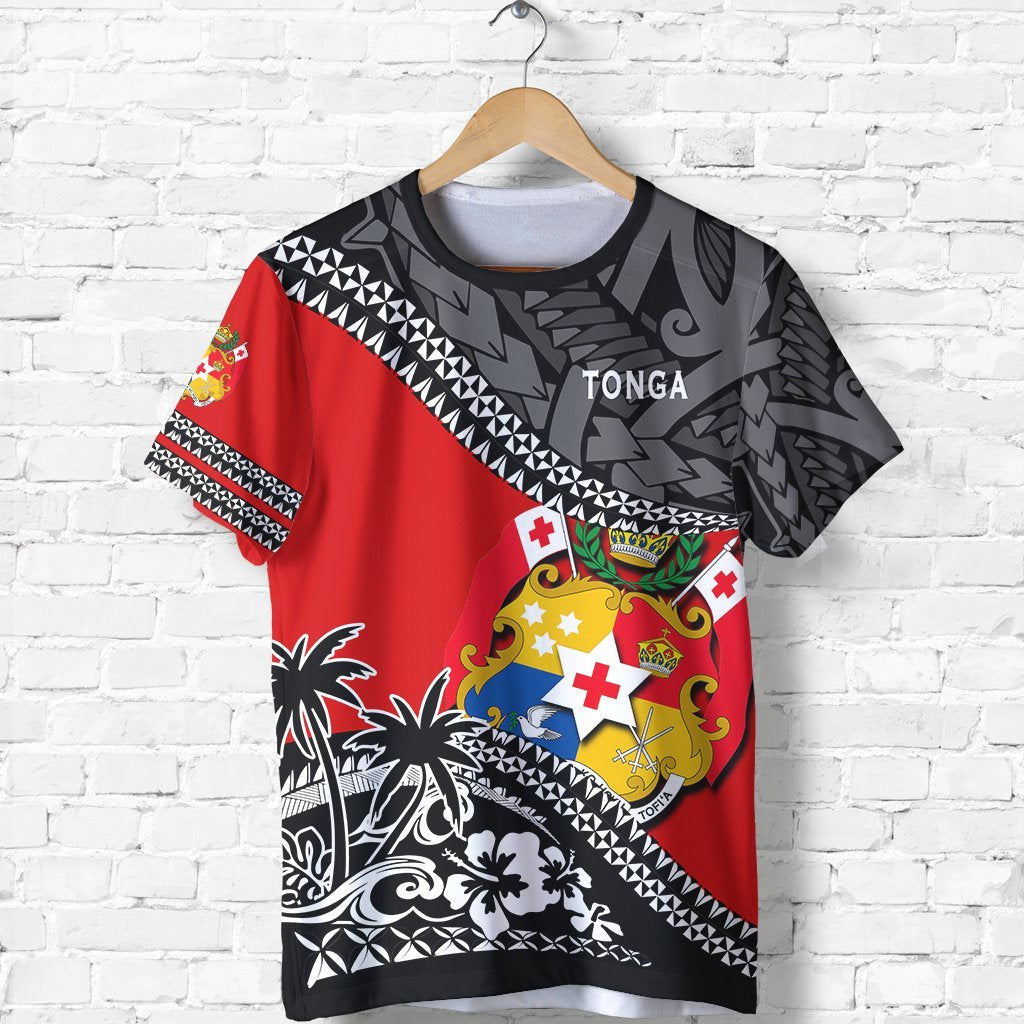 Tonga T shirts Polynesian Style Fall In The Wave - Vibe Hoodie Shop