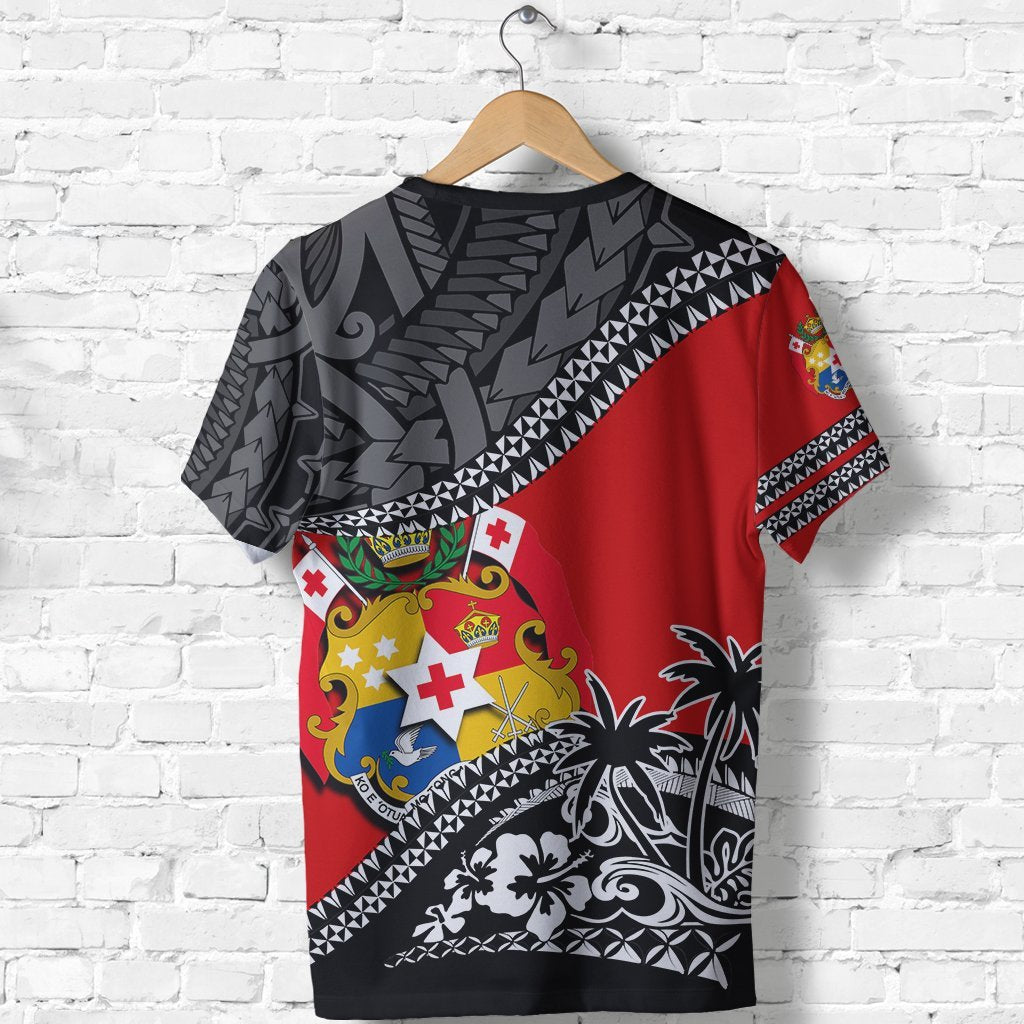 Tonga T shirts Polynesian Style Fall In The Wave - Vibe Hoodie Shop