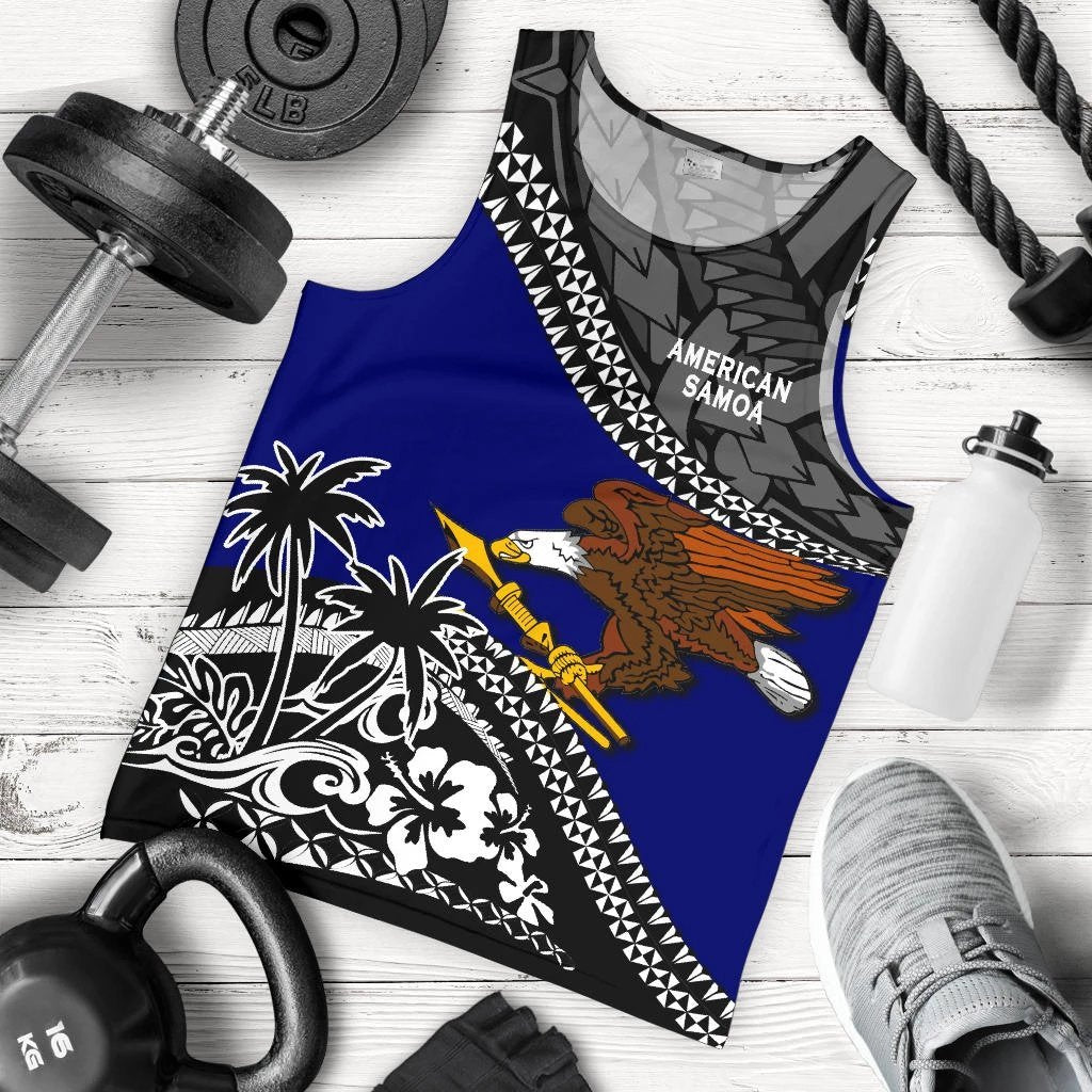 American Samoa Men Tank Top Fall In The Wave - Vibe Hoodie Shop