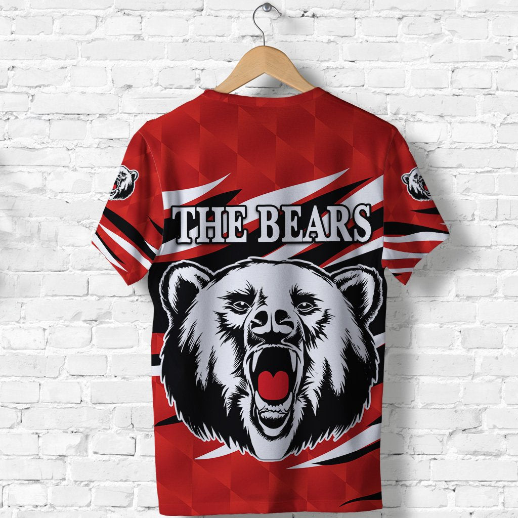 North Sydney T shirt The Bears Red Vibes - Vibe Hoodie Shop