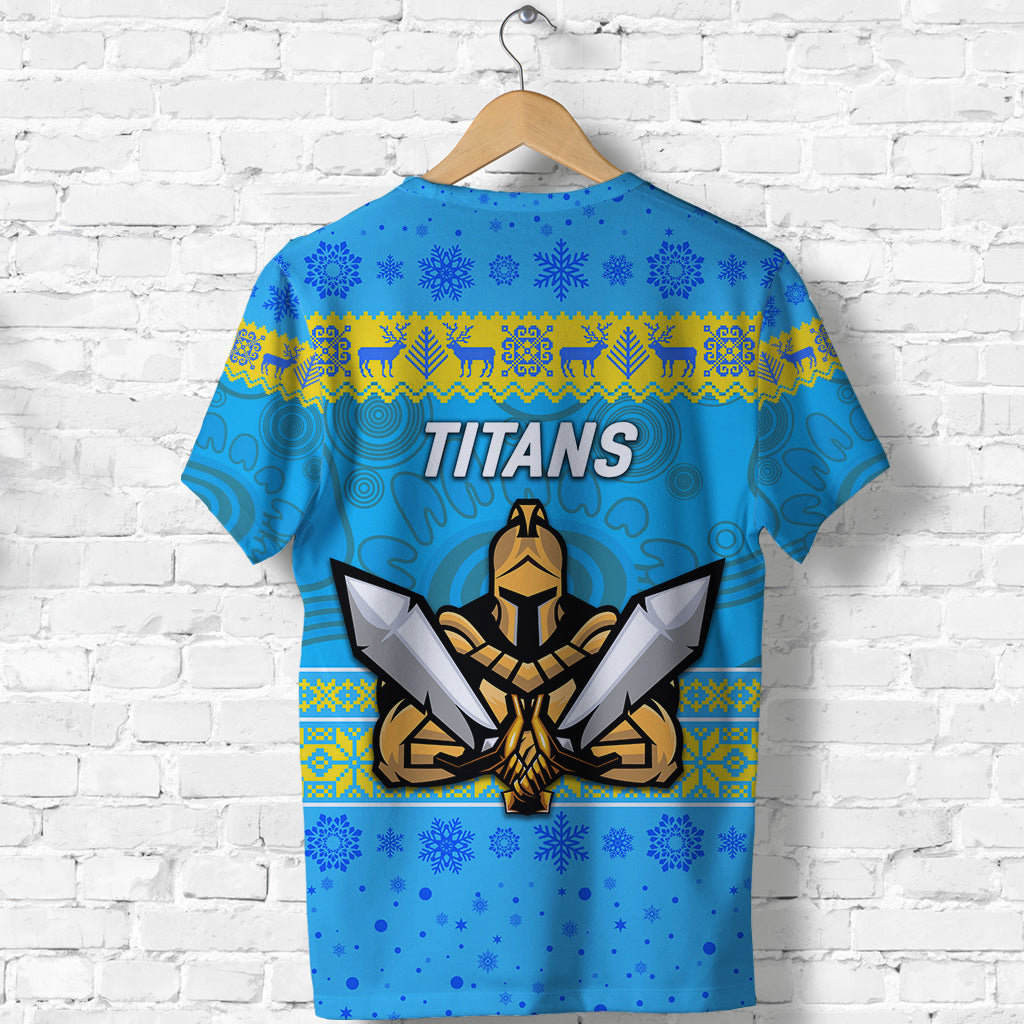 Gold Coast Titans T shirt Christmas Simple Style - Vibe Hoodie Shop