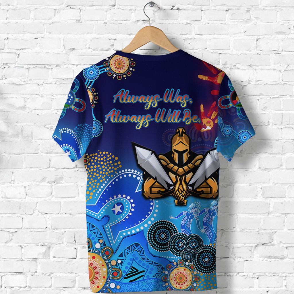 (Custom Personalised) Gold Coast Titans T shirt Gladiator NAIDOC Heal Country! Heal Our Nation - Vibe Hoodie Shop