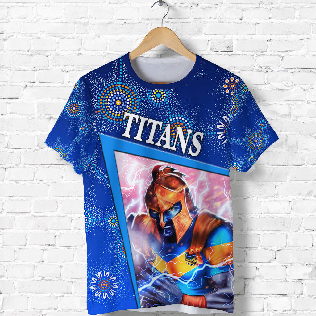 (Custom Personalised) Gold Coast Titans T shirt 2021 Indigenous Limited Edition, Custom Text And Number - Vibe Hoodie Shop