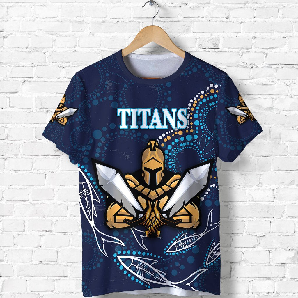 Gold Coast T shirt Titans Gladiator Indigenous - Vibe Hoodie Shop