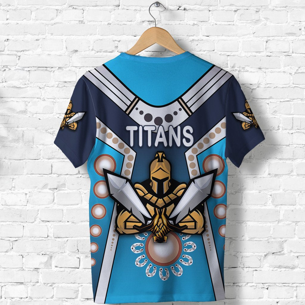 Gold Coast T shirt Titans Gladiator Simple Indigenous - Vibe Hoodie Shop