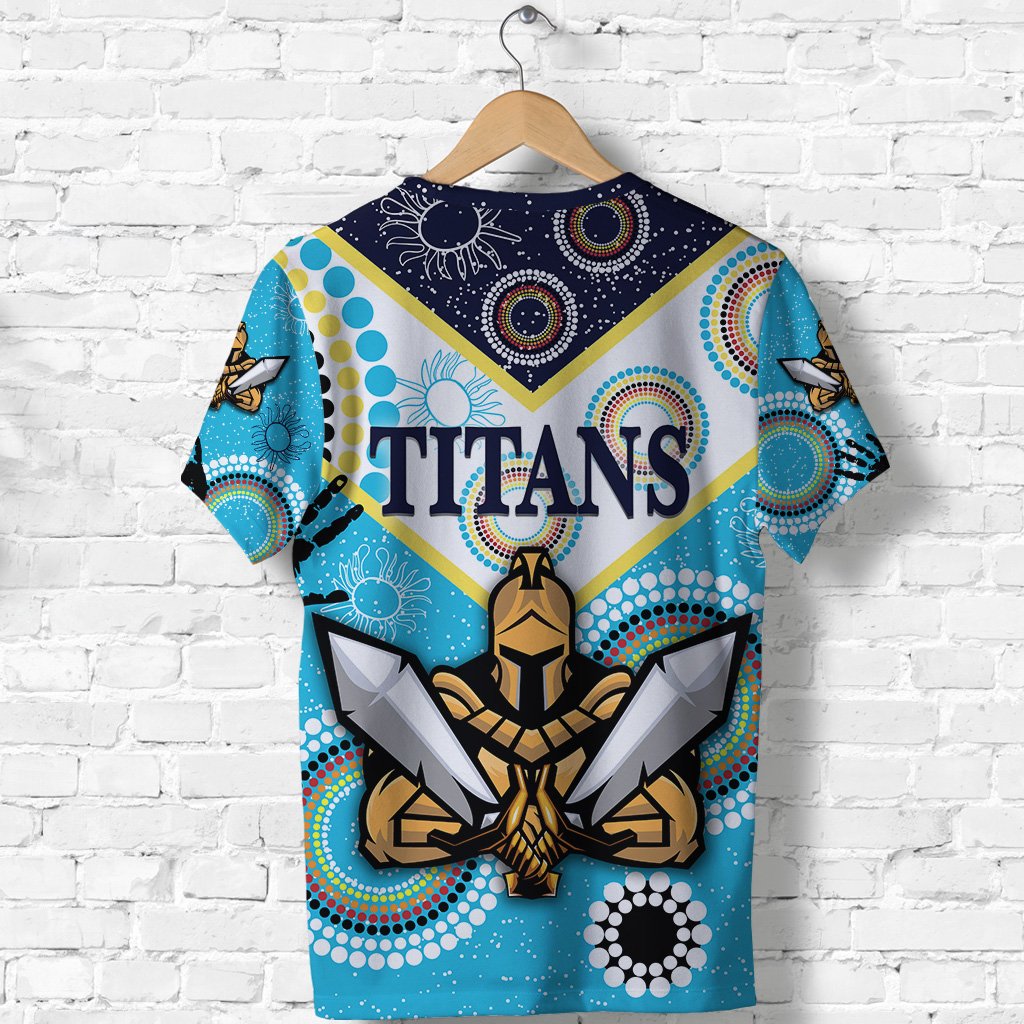 (Custom Personalised) Gold Coast T shirt Titans Gladiator Unique Indigenous - Vibe Hoodie Shop