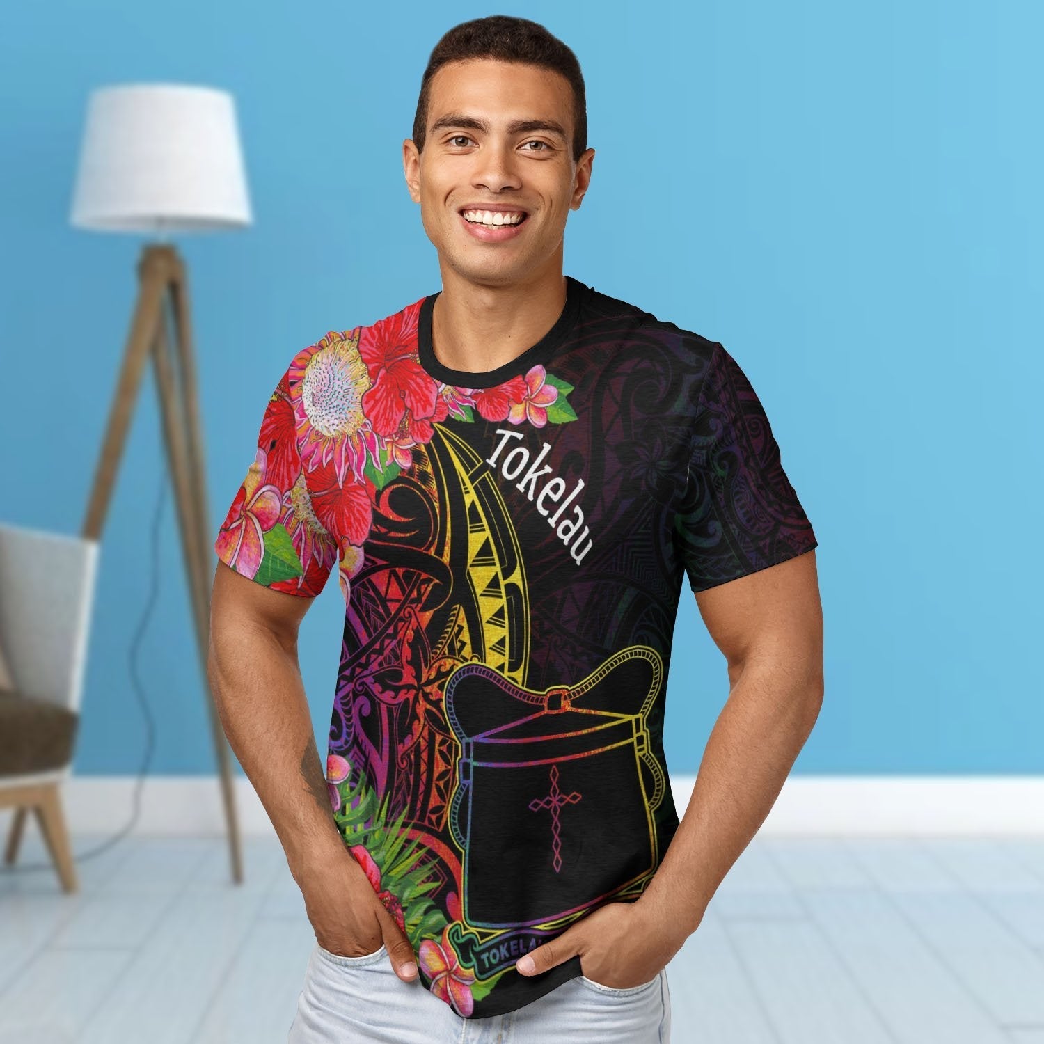 Tokelau T shirt - Tropical Hippie Style - Vibe Hoodie Shop