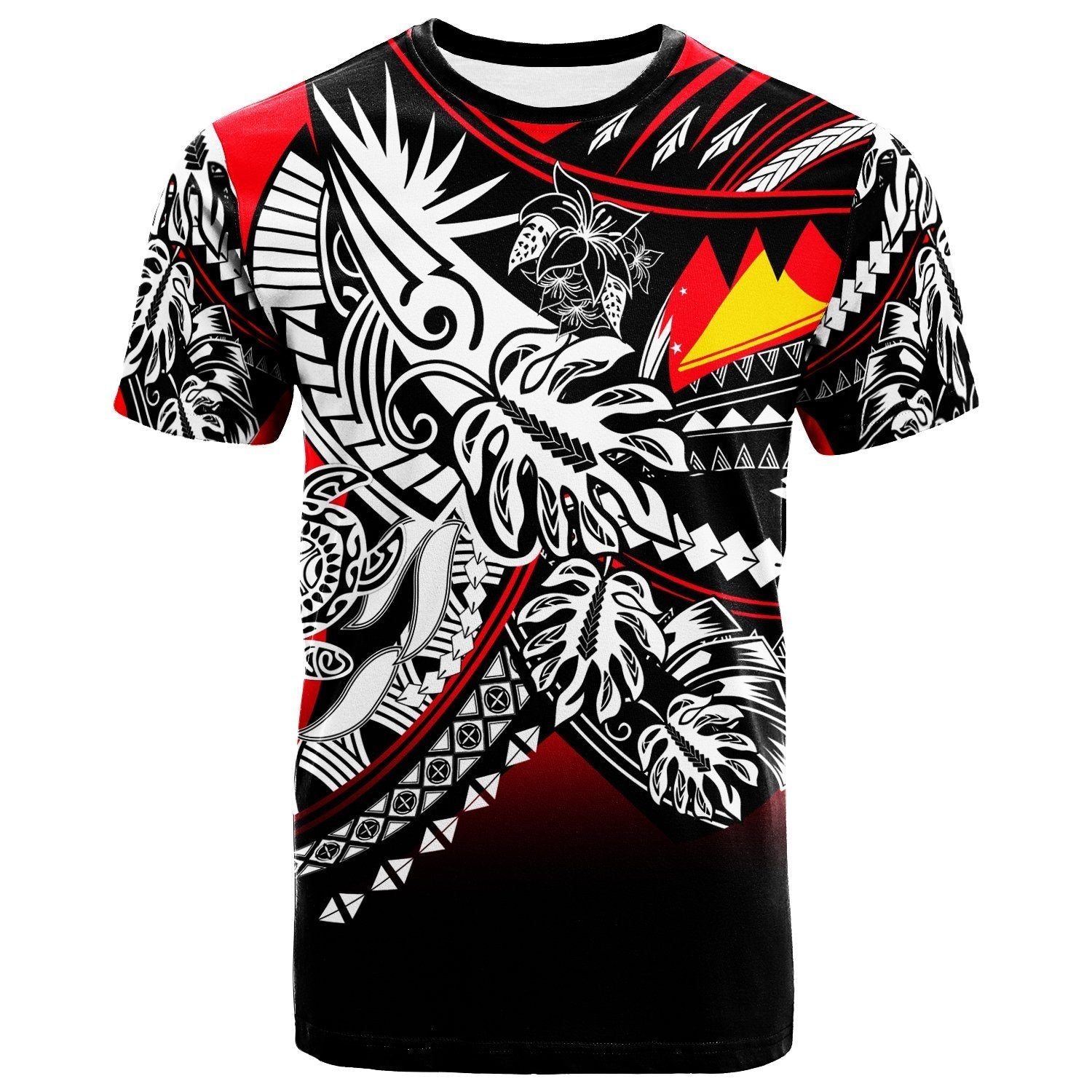 Tokelau T - Shirt - Tribal Jungle Pattern - Vibe Hoodie Shop