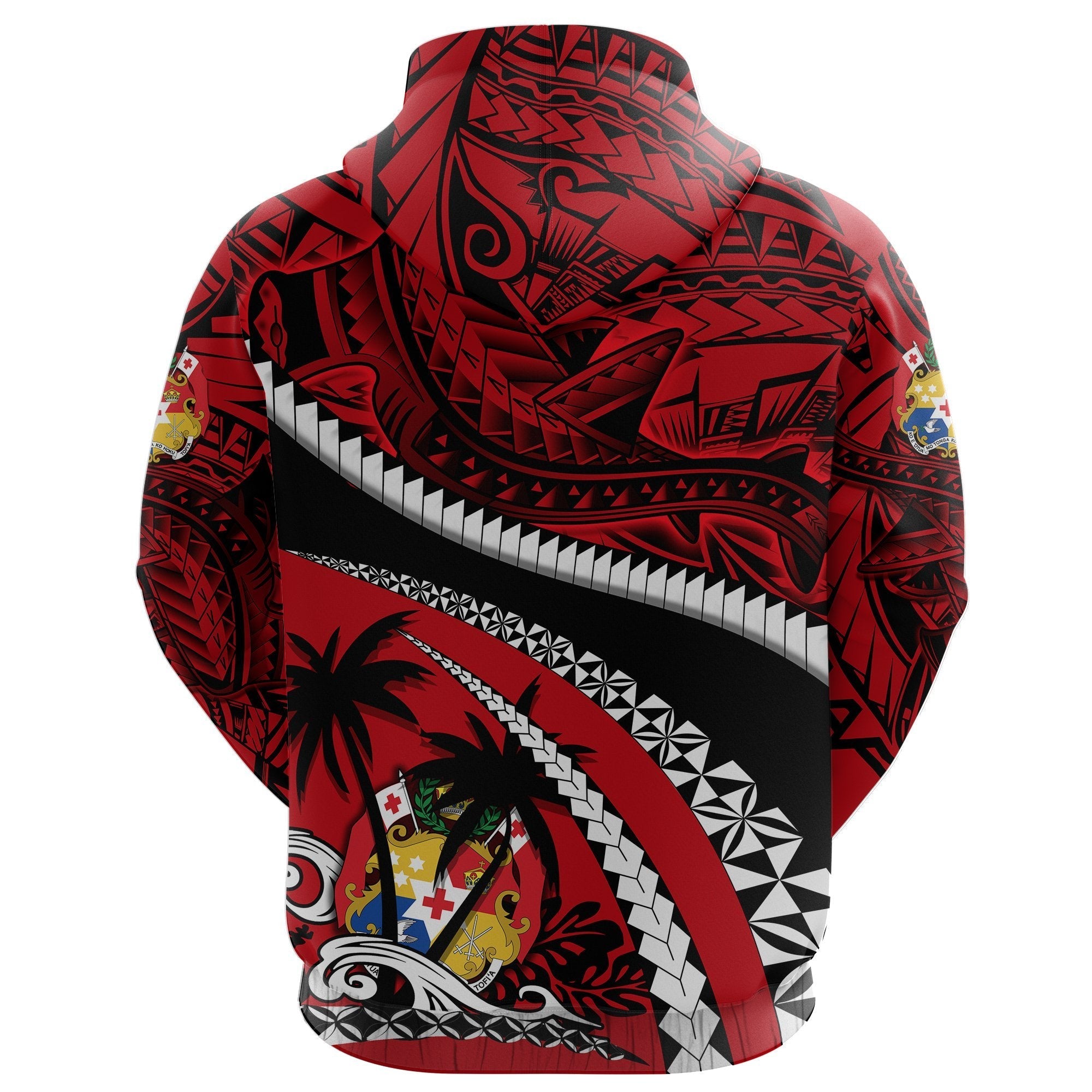 Hoodie Tonga Polynesian Shark Tattoo - Vibe Hoodie Shop