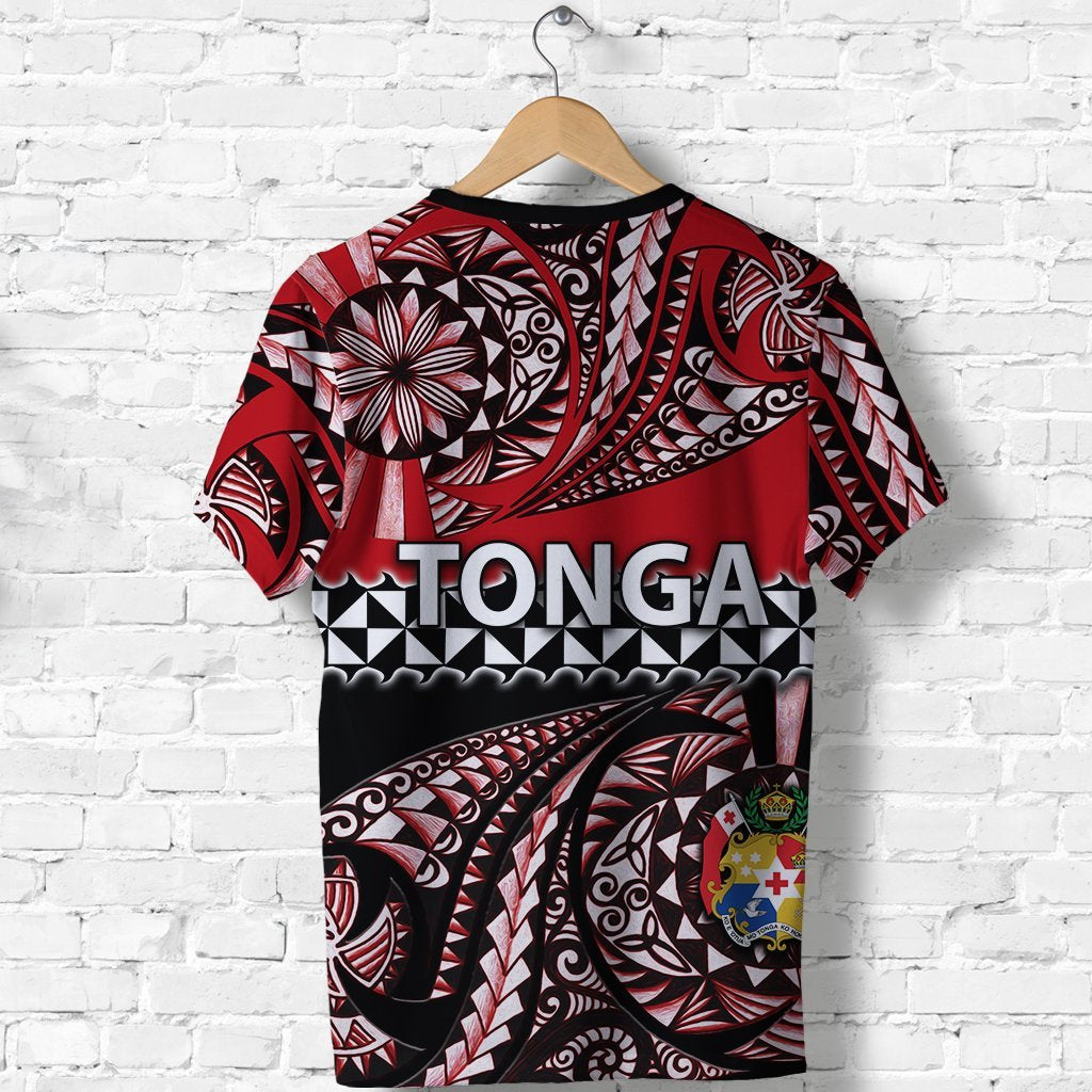 Tonga T shirt Polynesian Tattoo Tongan Tapa - Vibe Hoodie Shop