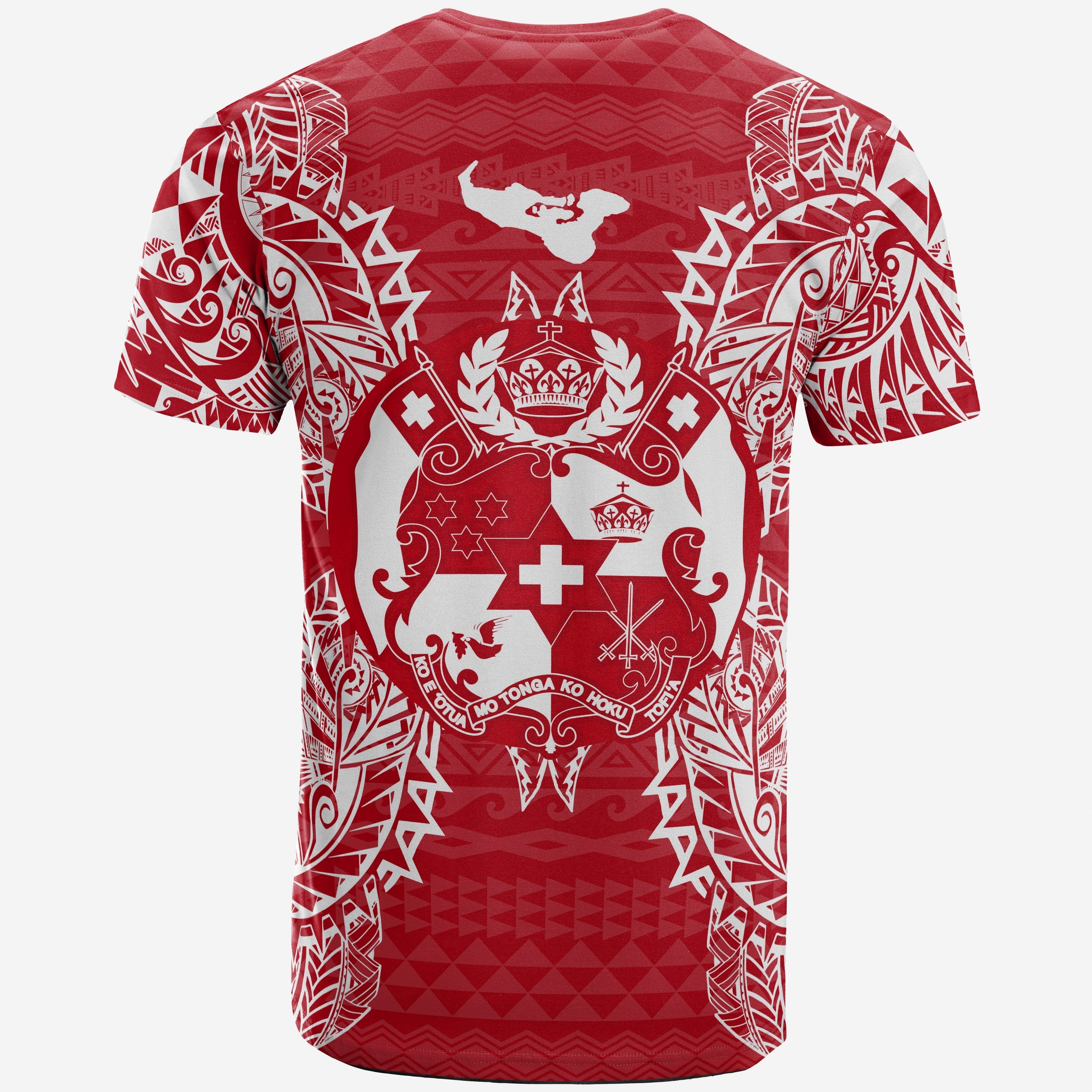 Vibe Hoodie Tonga All T shirt - Tonga Coat Of Arms Map Polynesian Tattoo Red White - Vibe Hoodie Shop