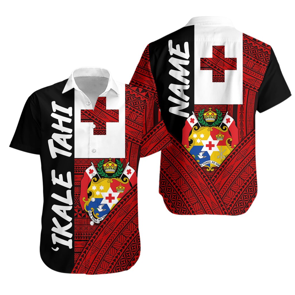 (Custom Personalised) Tonga Hawaiian Shirt Ikale Tahi Creativity Rugby - Vibe Hoodie Shop