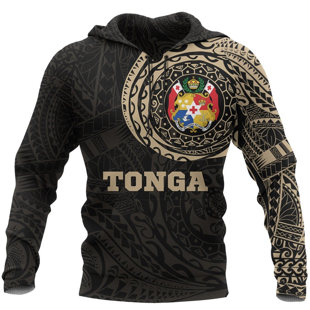 Hoodie Tonga In My Heart Polynesian Tattoo Style - Vibe Hoodie Shop