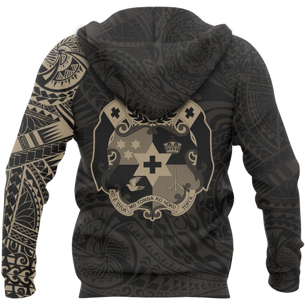 Hoodie Tonga In My Heart Polynesian Tattoo Style - Vibe Hoodie Shop