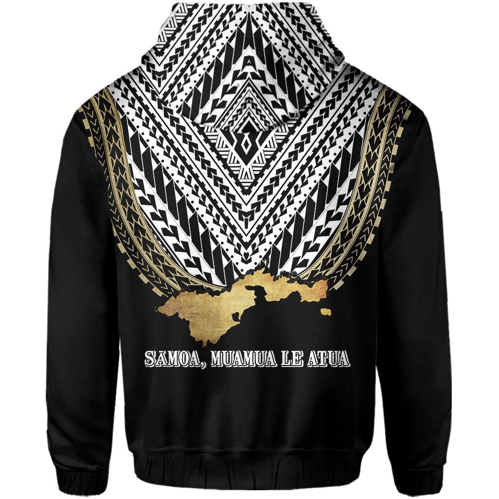 American Samoa Coat Of Arms Polynesian Hoodie - One Side Style - Vibe Hoodie Shop