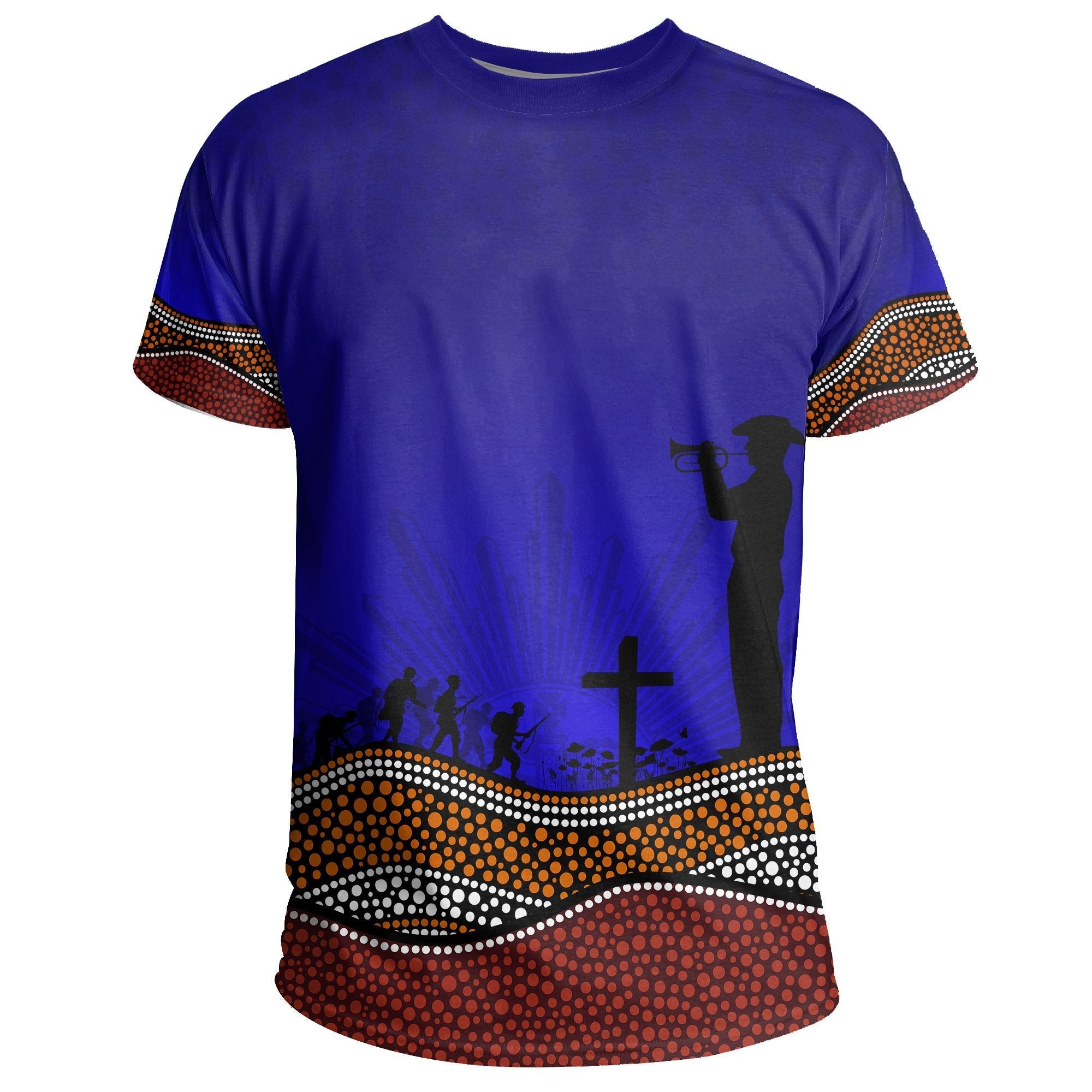 T shirt ANZAC Day Our Heroes - Nhi Style - Blue - Vibe Hoodie Shop