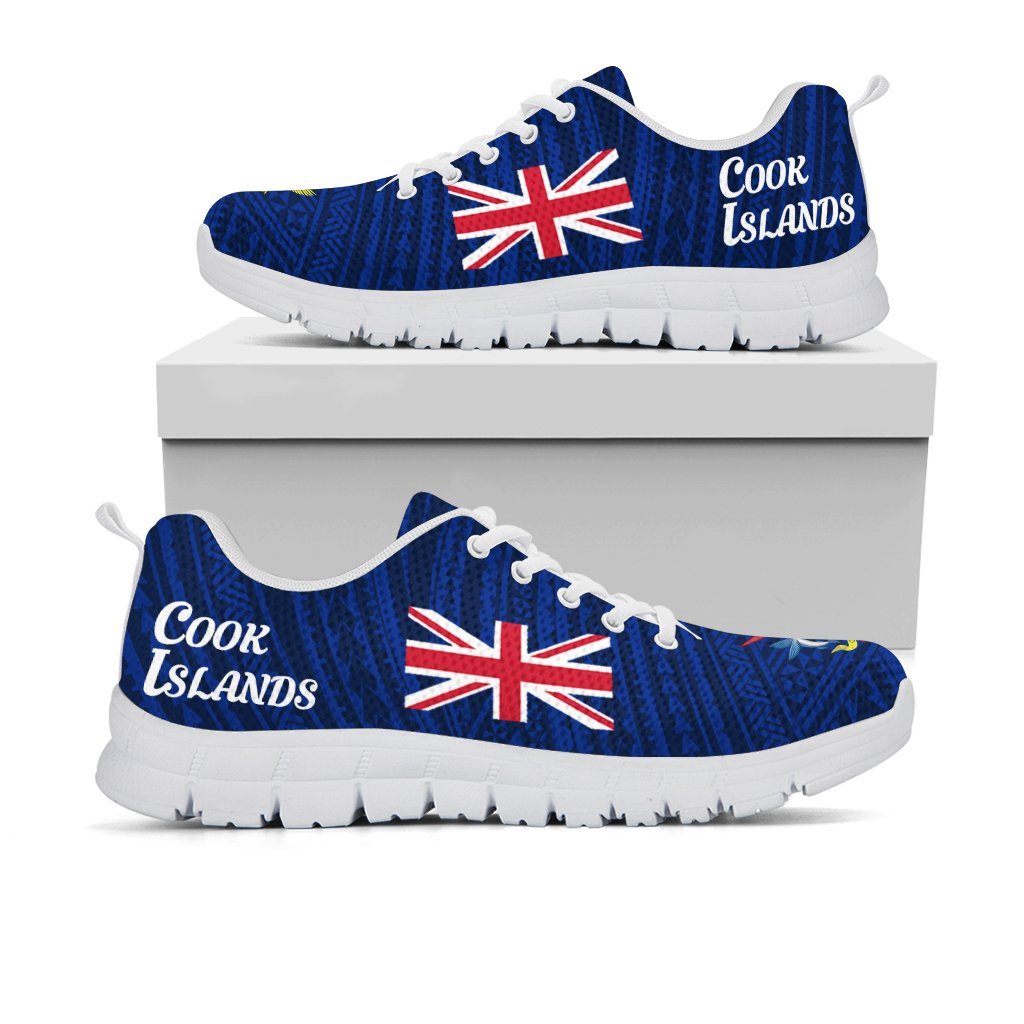 Cook Islands Blue Sneakers (Shoes) - Vibe Hoodie Shop