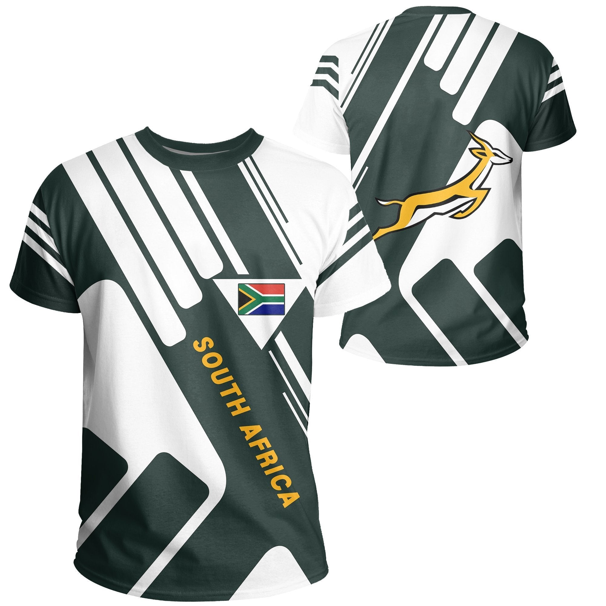 South Africa T shirt Springboks KT Rolster Style - Vibe Hoodie Shop