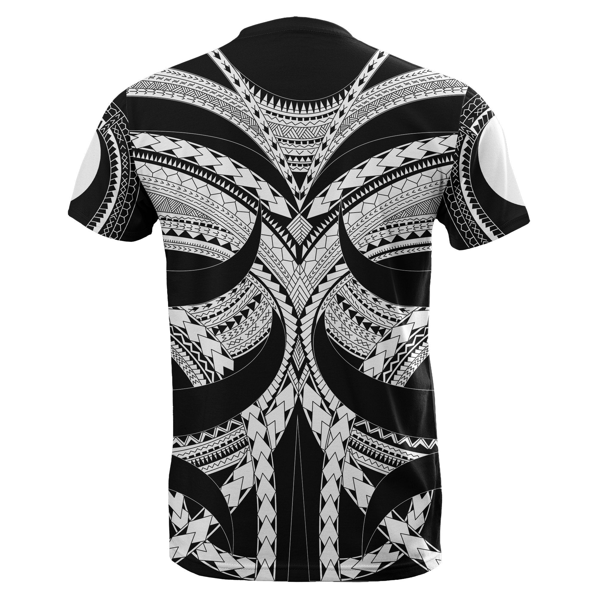 Samoan Tattoo T shirt White - Vibe Hoodie Shop