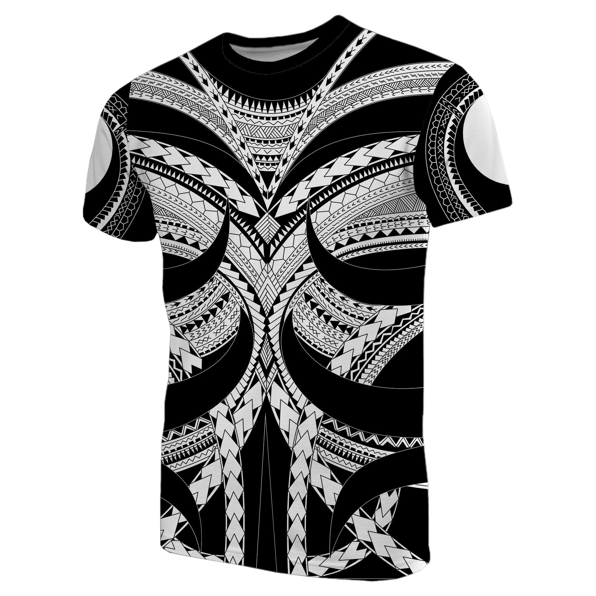 Samoan Tattoo T shirt White - Vibe Hoodie Shop