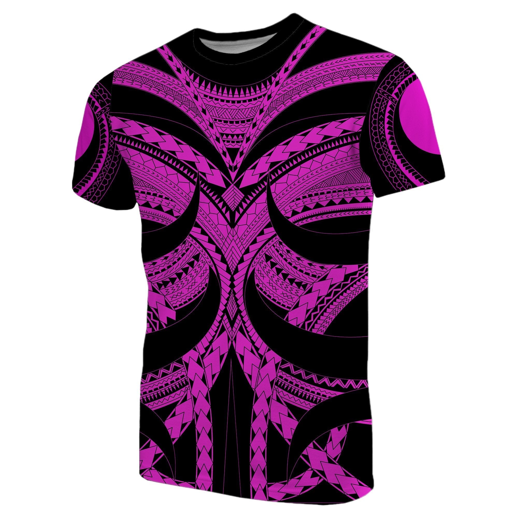 Samoan Tattoo T shirt Purple - Vibe Hoodie Shop