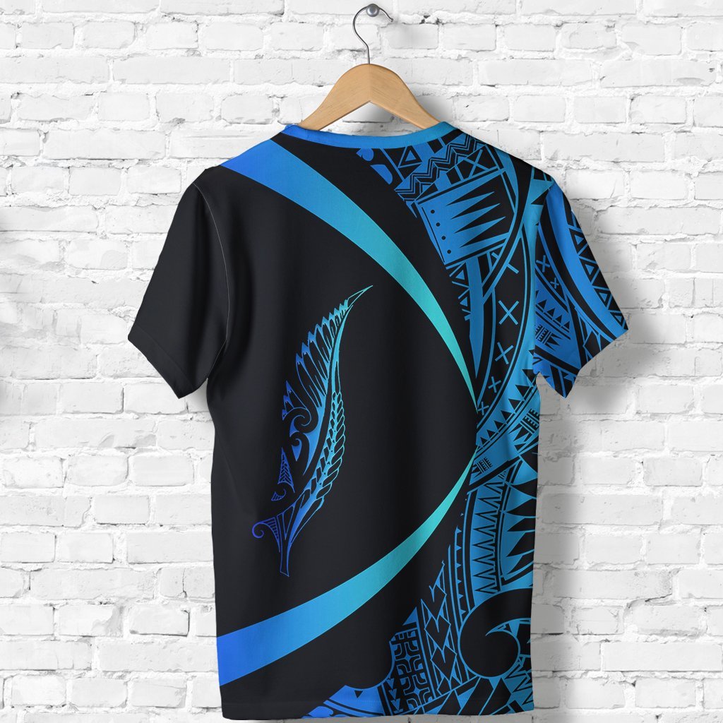 New Zealand Maori Shirt, Silver Fern Tattoo T shirt - Vibe Hoodie Shop